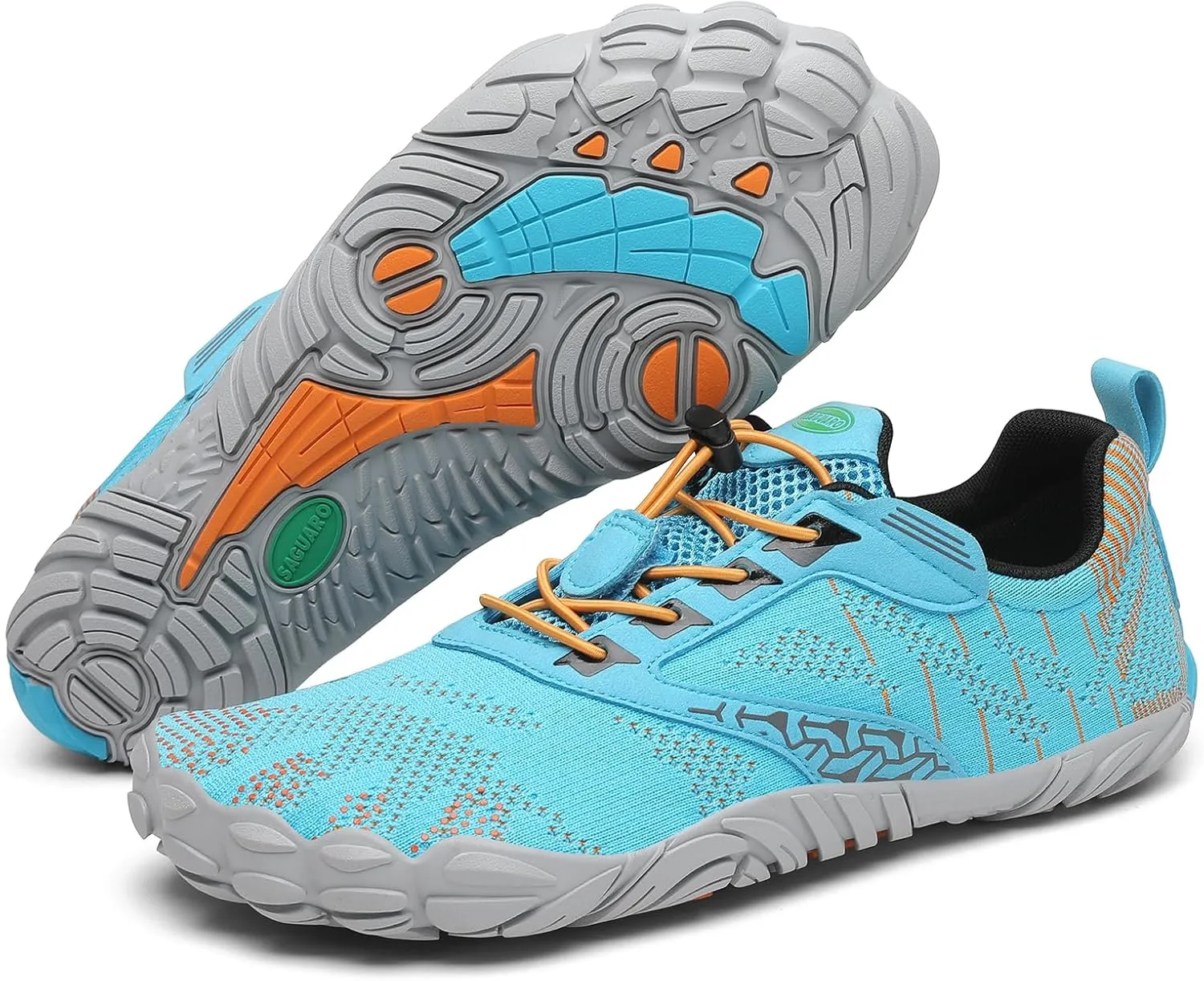 SAGUARO Knit Barefoot Shoes Non-Slip Barefoot Shoes Women Men with Zero-Drop Solhe Size 36-48