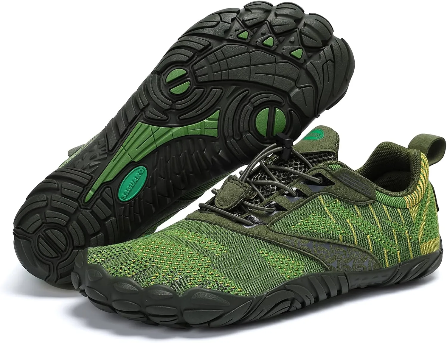 SAGUARO Knit Barefoot Shoes Non-Slip Barefoot Shoes Women Men with Zero-Drop Solhe Size 36-48