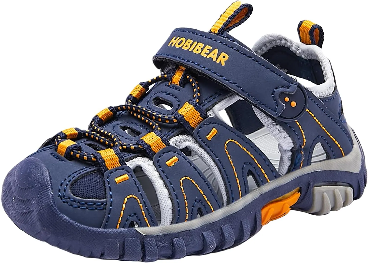 HOBIBEAR Children's Boys Outdoor Sandals Trekking Sandals Sports Sandals Girls Closed Hiking Sandals Summer Breathable …