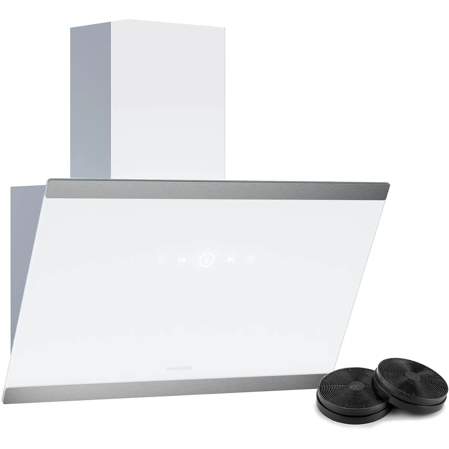 Klarstein FlashLine Dunstabzugshaube – 60 cm Kopffreihaube, Touchscreen, 578 m³/h Luftstrom, A++ Energieeffizienz, LED-…
