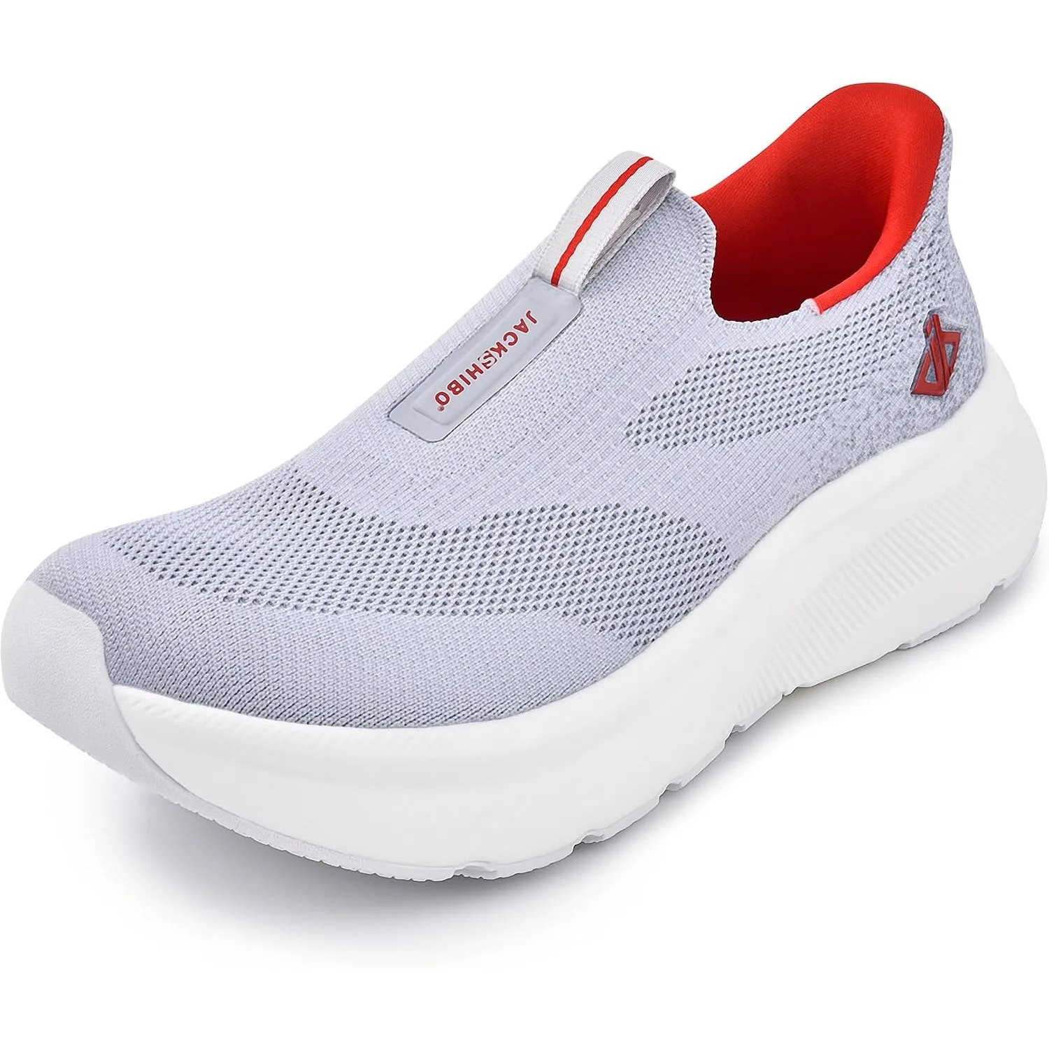 JACKSHIBO Hände frei Slip in Herren Schuhe Fußbogenstütze Sneakers | Orthopädische,Memory Foam,Walkingschuhe,Weite Zehe…
