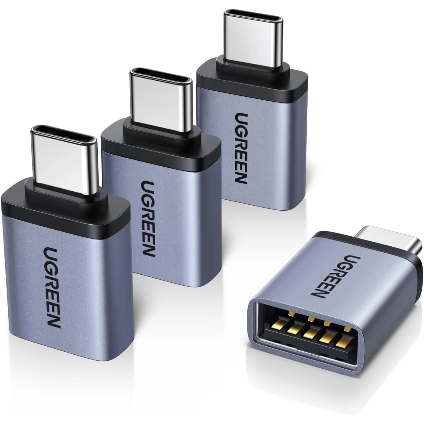 UGREEN Adapter USB C auf USB (4 Stück) 10Gbps Handy OTG Adapter