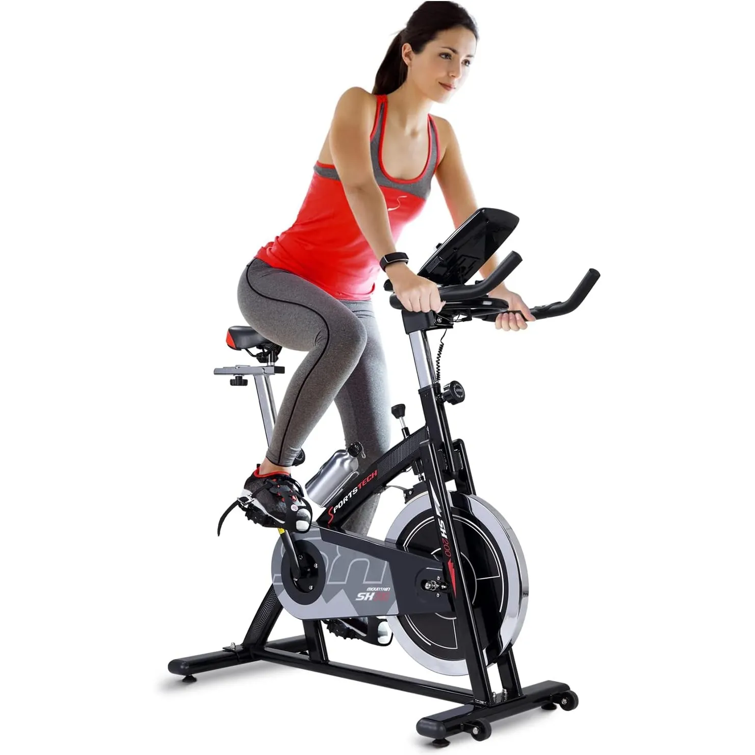 Sportstech Ergometer Heimtrainer mit 22KG Schwungrad & Multiplayer APP | Hometrainer Fahrrad für Zuhause | Trainingsger…