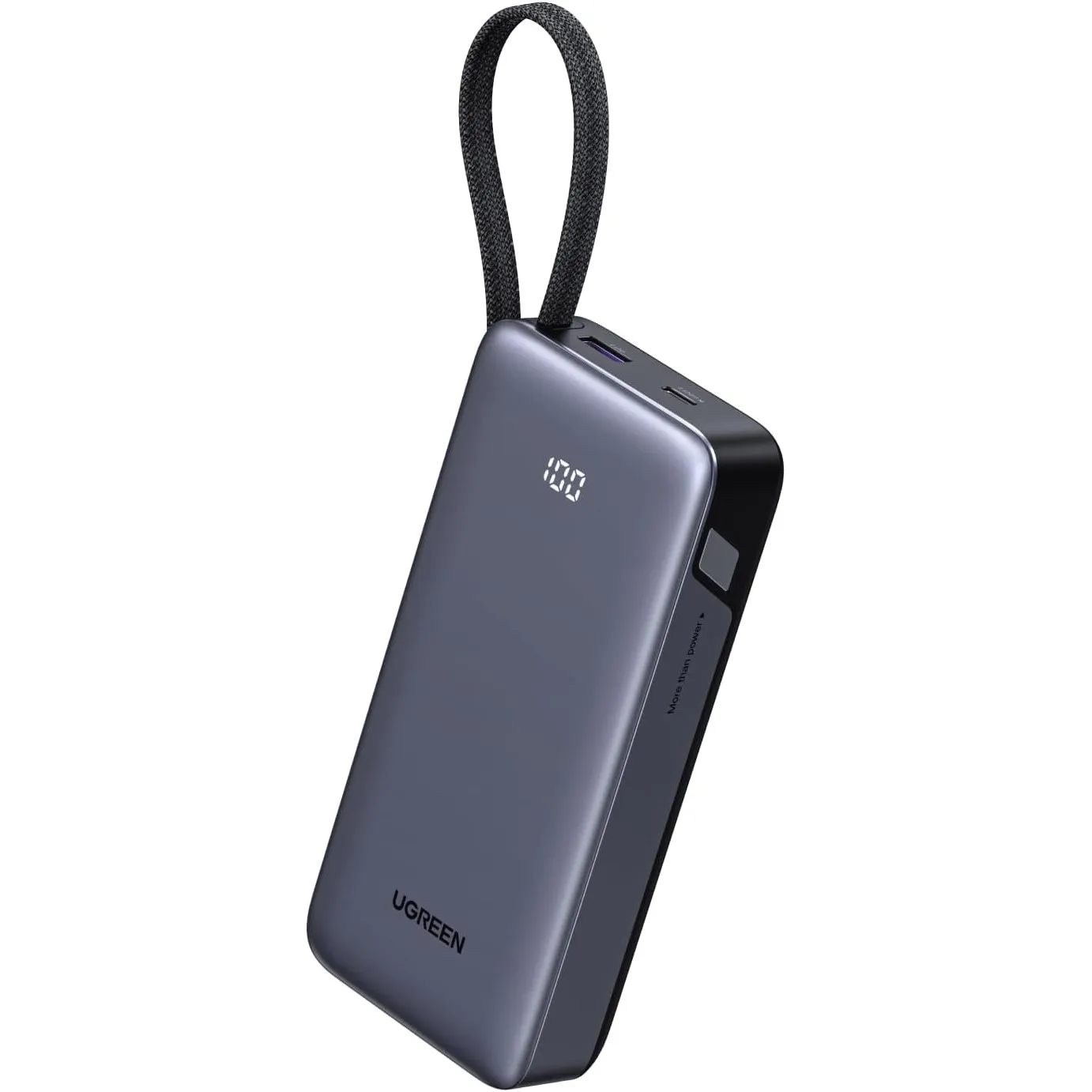 UGREEN Nexode Power Bank 20000mAh 45W mit integriertem USB-C Kabel