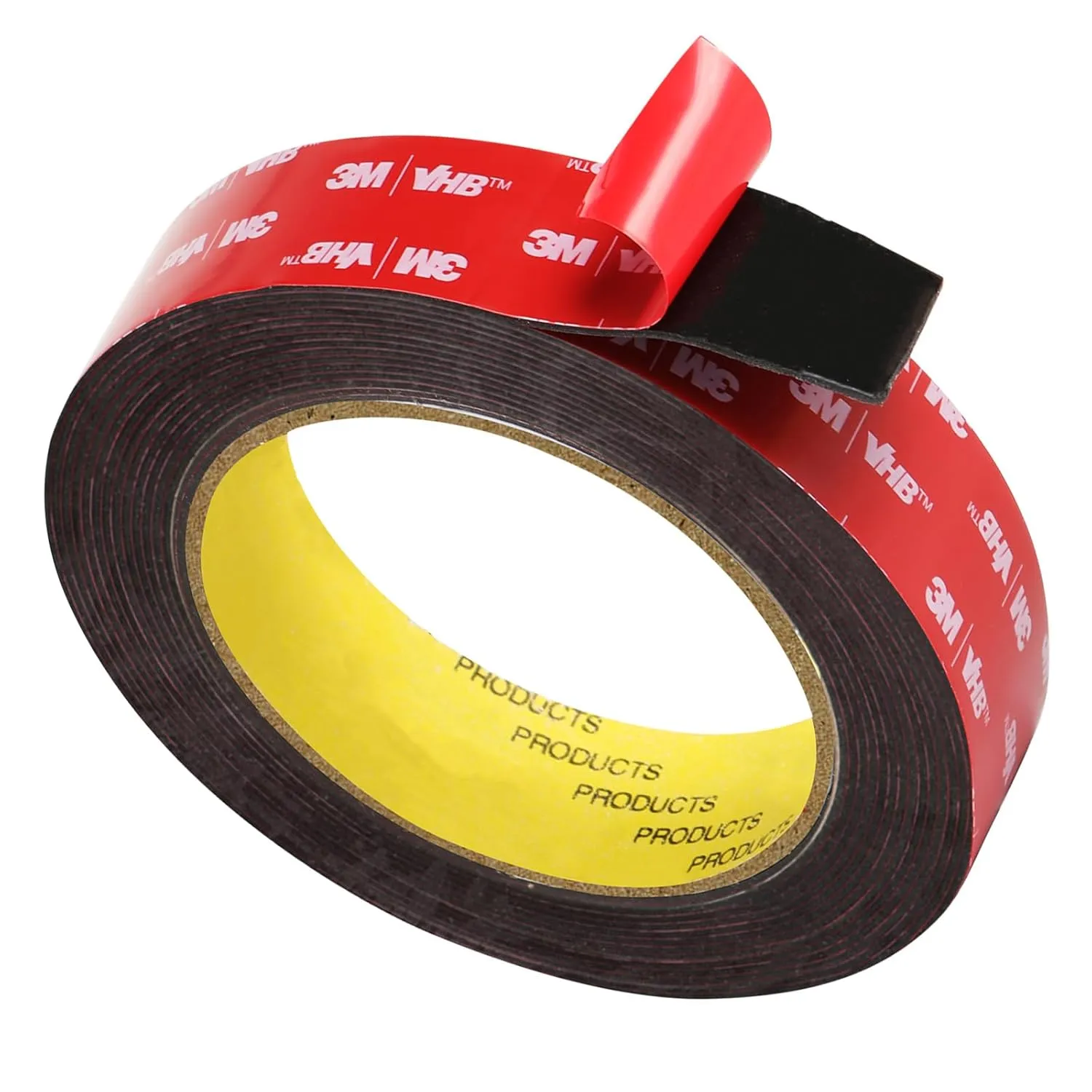 Doppelseitiges Klebeband, Extra Stark Klebend, Verwendet Originales VHB 5952 Rohmaterial, 25mm x 5M, 1.1 mm dickt, Wass…