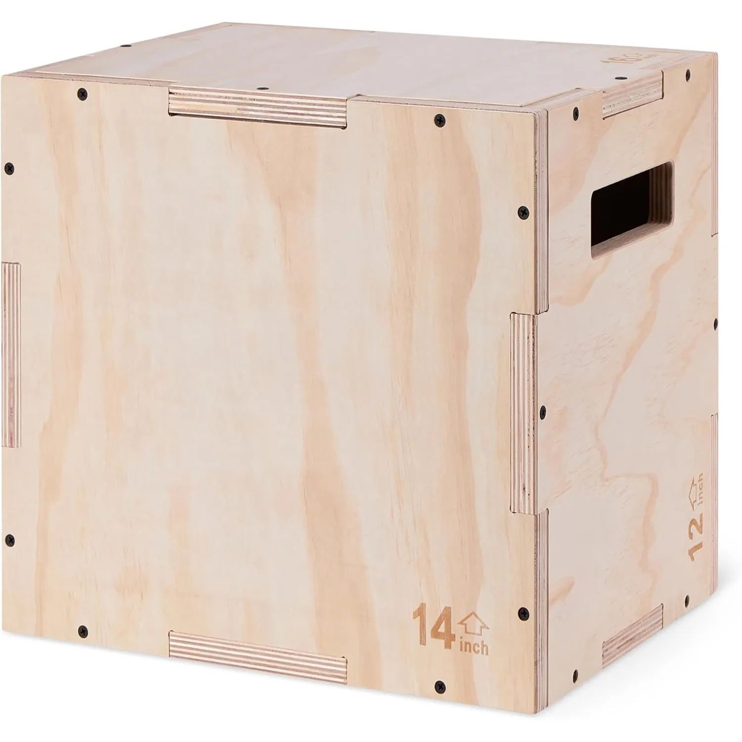 Amazon Basics Plyometric Jump Box, Plyo Box Jumps for Home Gym