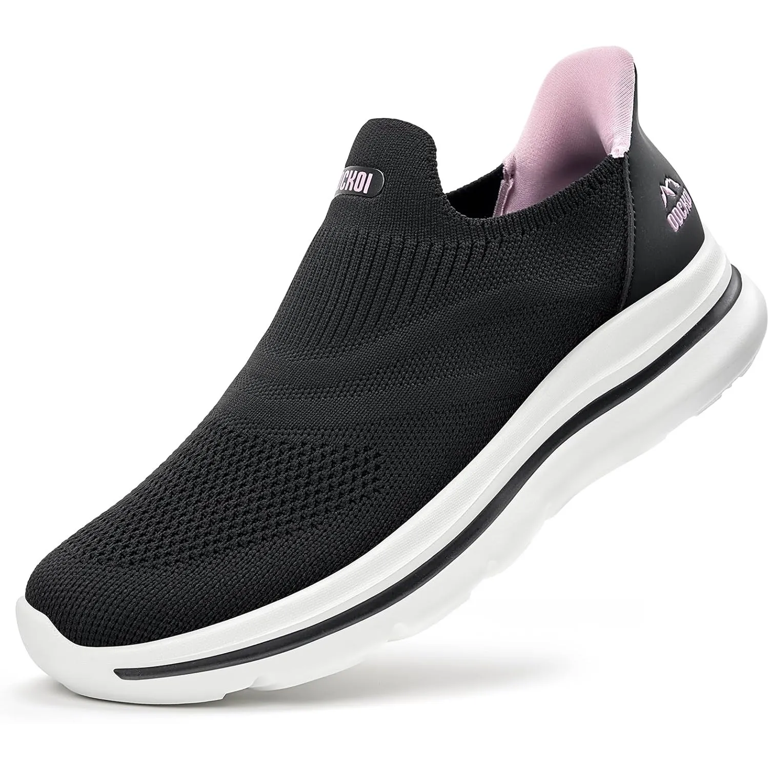 ODCKOI Damen Slip On Sneaker ohne Schnürsenkel Leichte Sportschuhe
