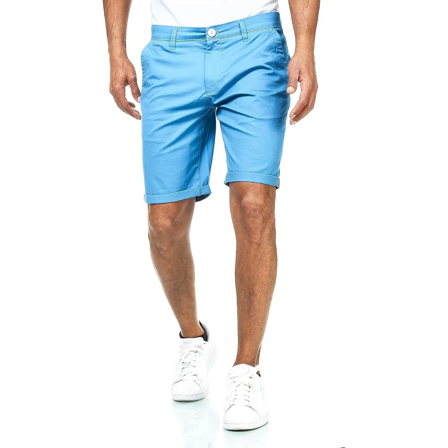 Smith & Solo Kurze Hosen Herren - Chino Shorts Kurz Baumwolle, Bermuda Hose Sommer, Laufshorts Männer Sport Trainingsho…