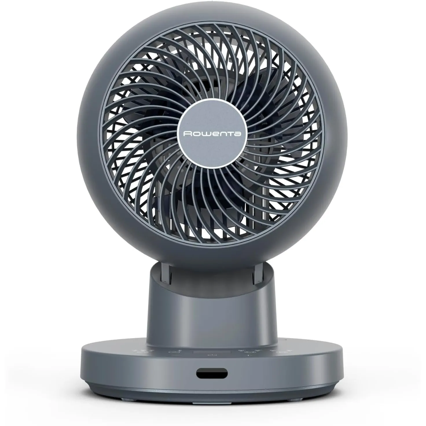 Rowenta Turbo Swift Compact Tischventilator, multidirektionale Schwenkfunktion, bis zu 50% Energieeinsparung, 12 Geschw…