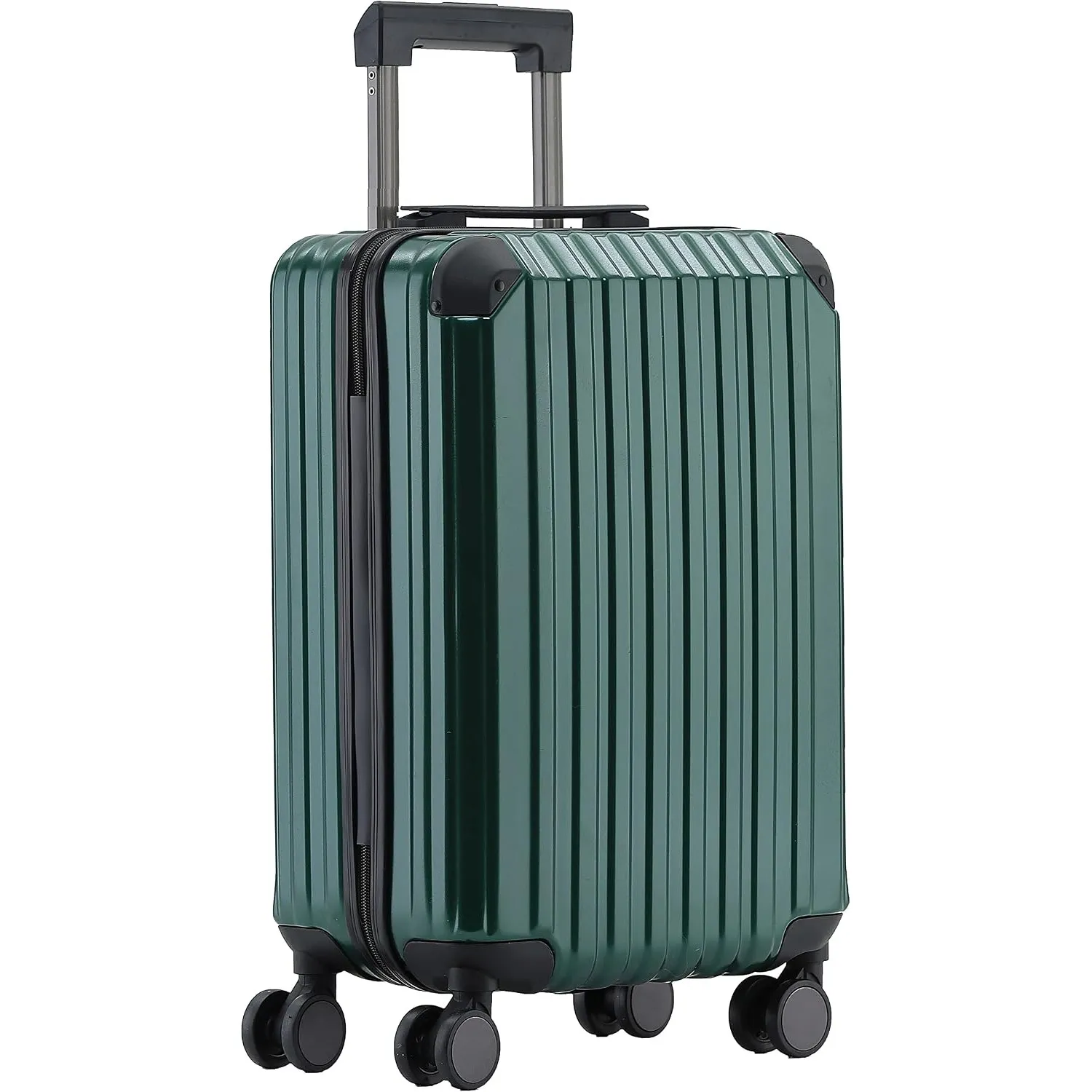 Münicase Handgepäck Koffer 55 cm Hartschale mit TSA-Schloss, Leise Doppelrollen, Kabinentrolley für viele Airlines,Dunk…