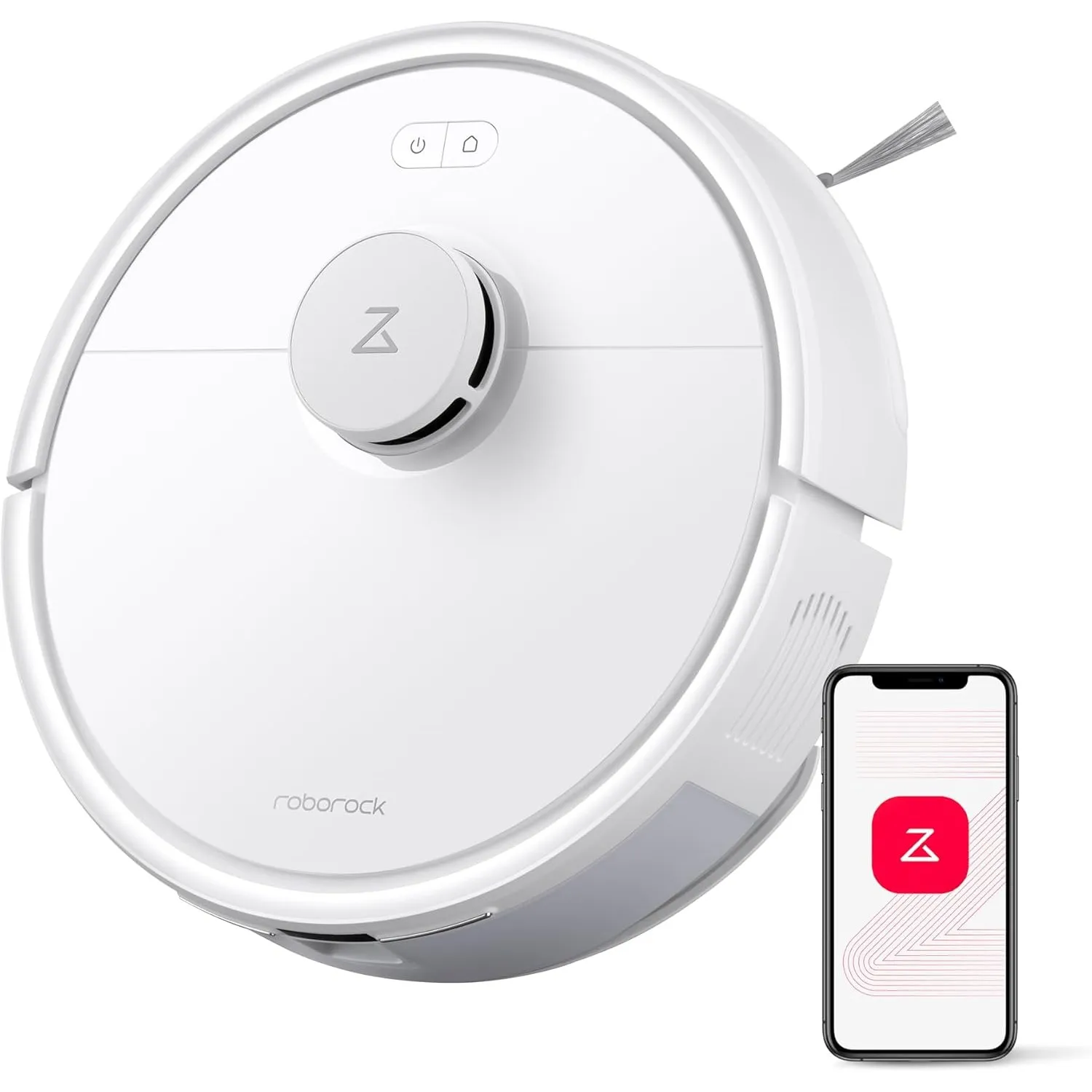 roborock Q7 L5 Saugroboter, 8.000 Pa HyperForce Saugkraft | Dual Anti-Tangle System, Präzise Navigation, Smart No-Go Zo…