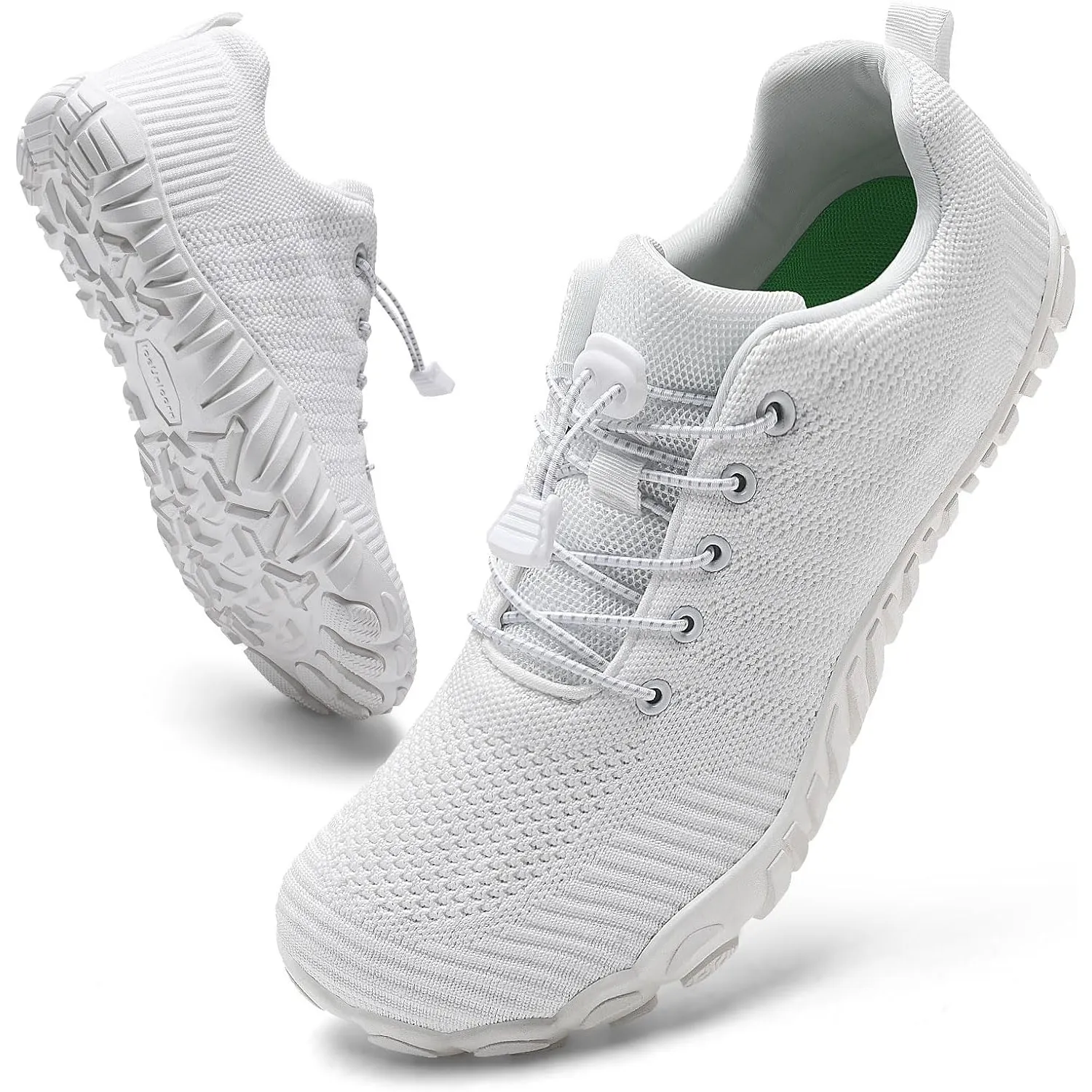 IceUnicorn Barfußschuhe Damen Herren Breite Traillaufschuhe Zehenschuhe Unisex Schwimmschuhe Strandschuhe Aquaschuhe