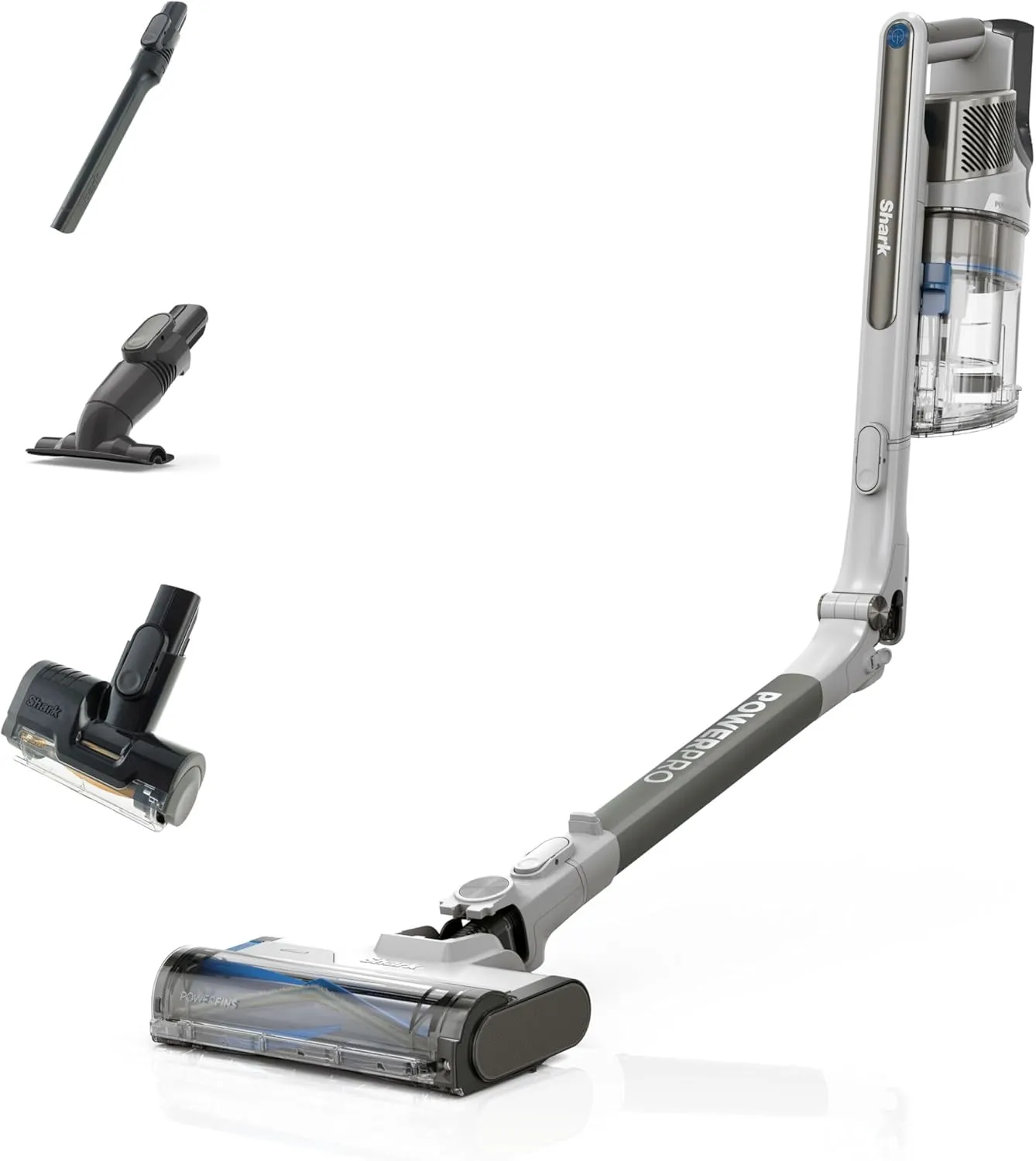 Shark PowerPro IZ380EUT Cordless Vacuum Cleaner Freestanding, Up to 50 Minutes Runtime, Cordless, Bagless, for Pet Hair…