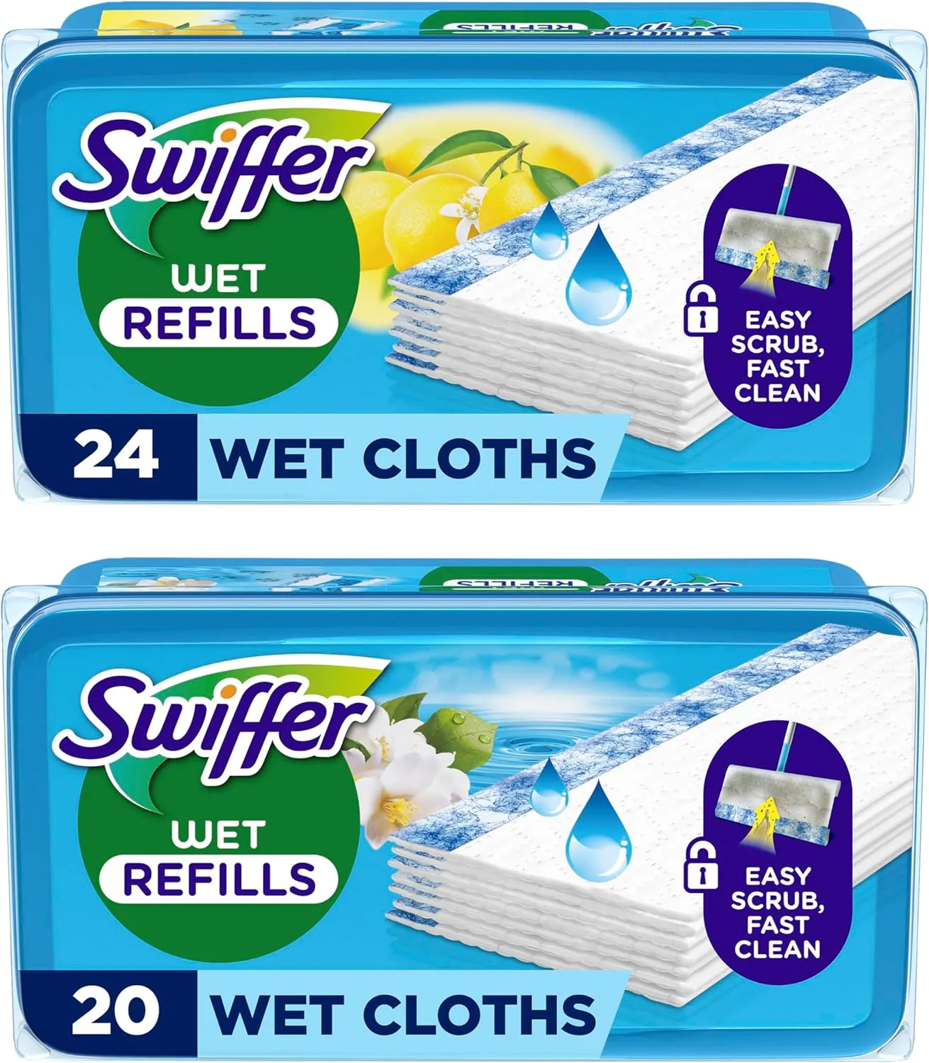 Swiffer Bodenwischer Feuchte Bodentücher Mit Frischem Duft Wie Nach Dem Lüften 44-er Pack, Für Eine Schnelle Und Einfache Reinigung
