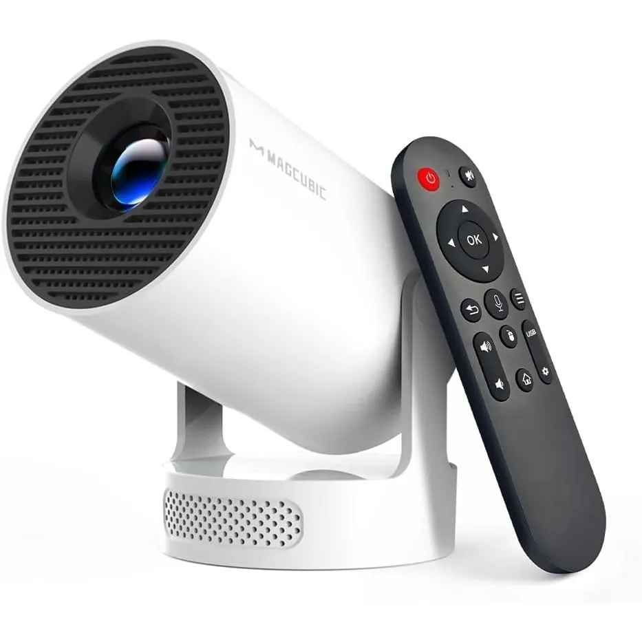 Magcubic Mini Beamer 4K FHD 1080P Unterstützt, Smart Projektor Android 14