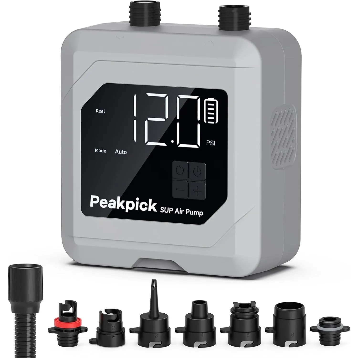 20PSI Elektrische SUP Pumpe, wiederaufladbare batteriebetriebene Paddleboard Pumpe, intelligentes zweistufiges Aufblase…