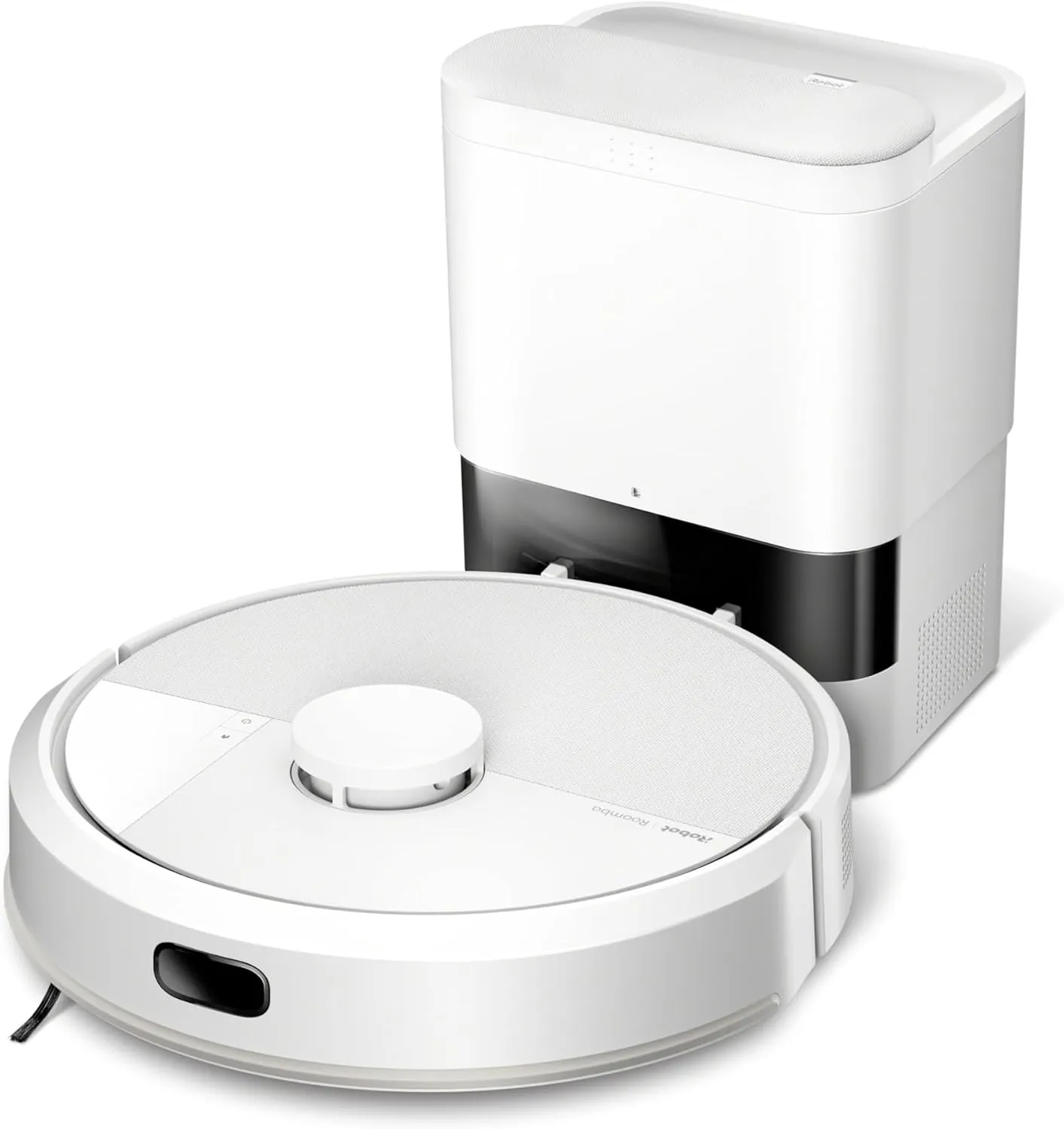 iRobot Roomba 105 Combo + AutoEmpty Dock - Automatische Entleerung für bis zu 75 Tage - Saugen + Wischen - Clearview Li…