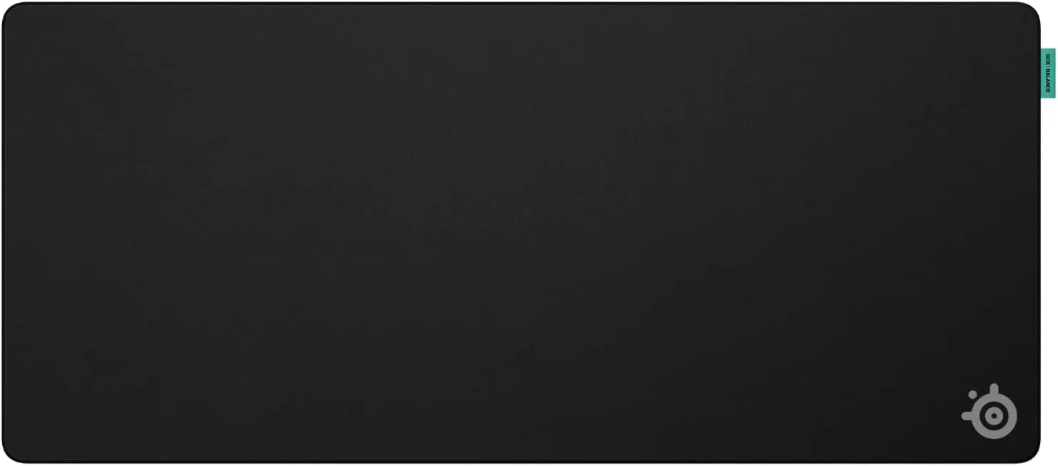 Steelseries QcK XL Performance Balance Gaming-Mauspad – Extradichte für sanftes Gleiten – Flache, abgesteppte Säume – r…