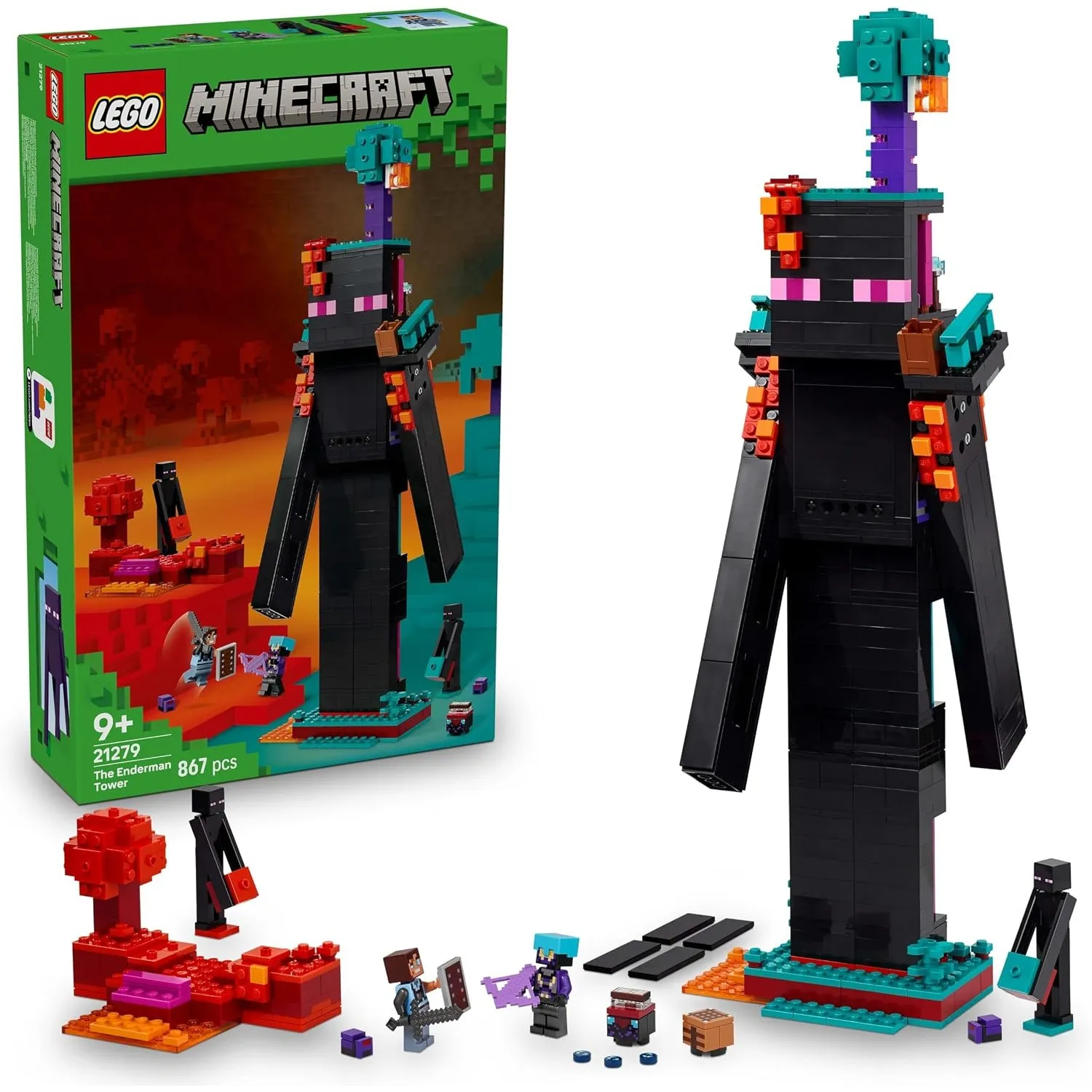 LEGO Minecraft Der Enderman-Turm 21279