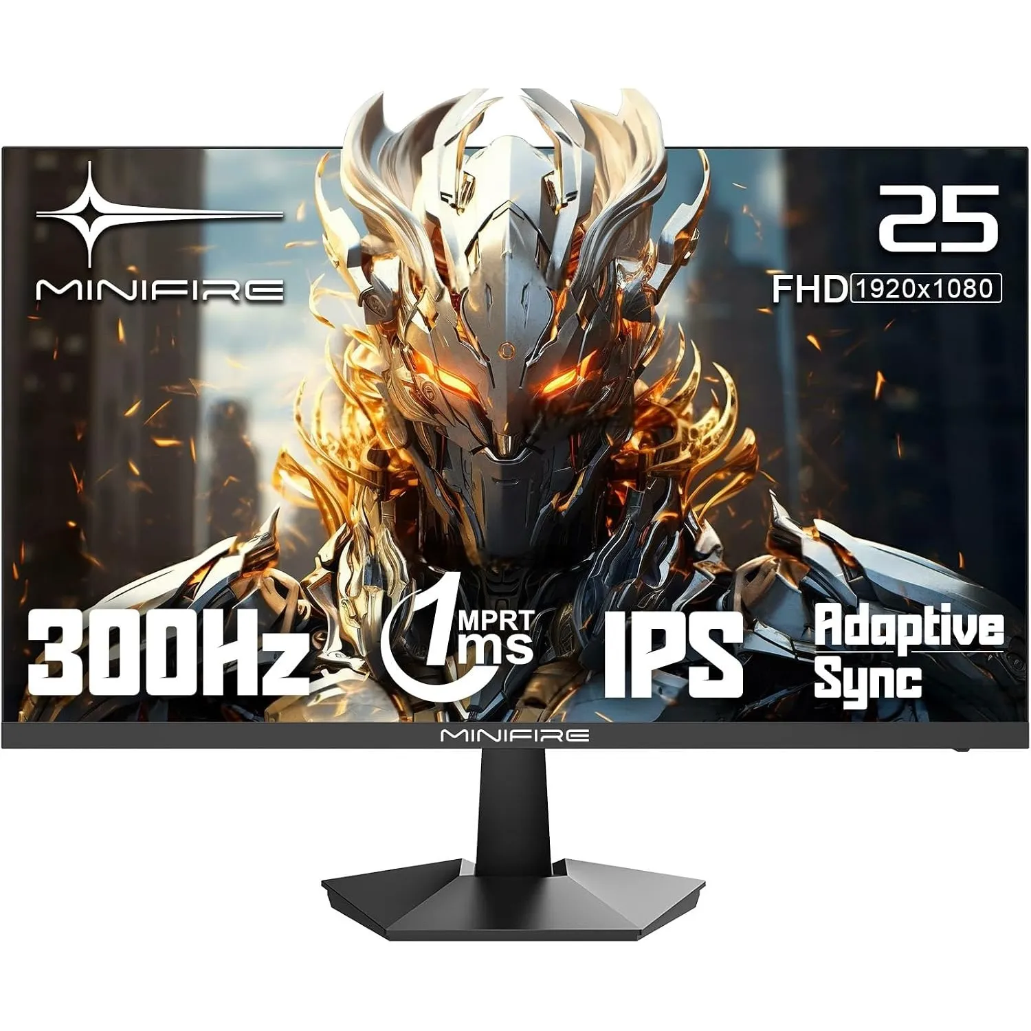 Minifire 25" FHD 300Hz Gaming Monitor,1ms,HDR,IPS(MFG25X1 Pro)