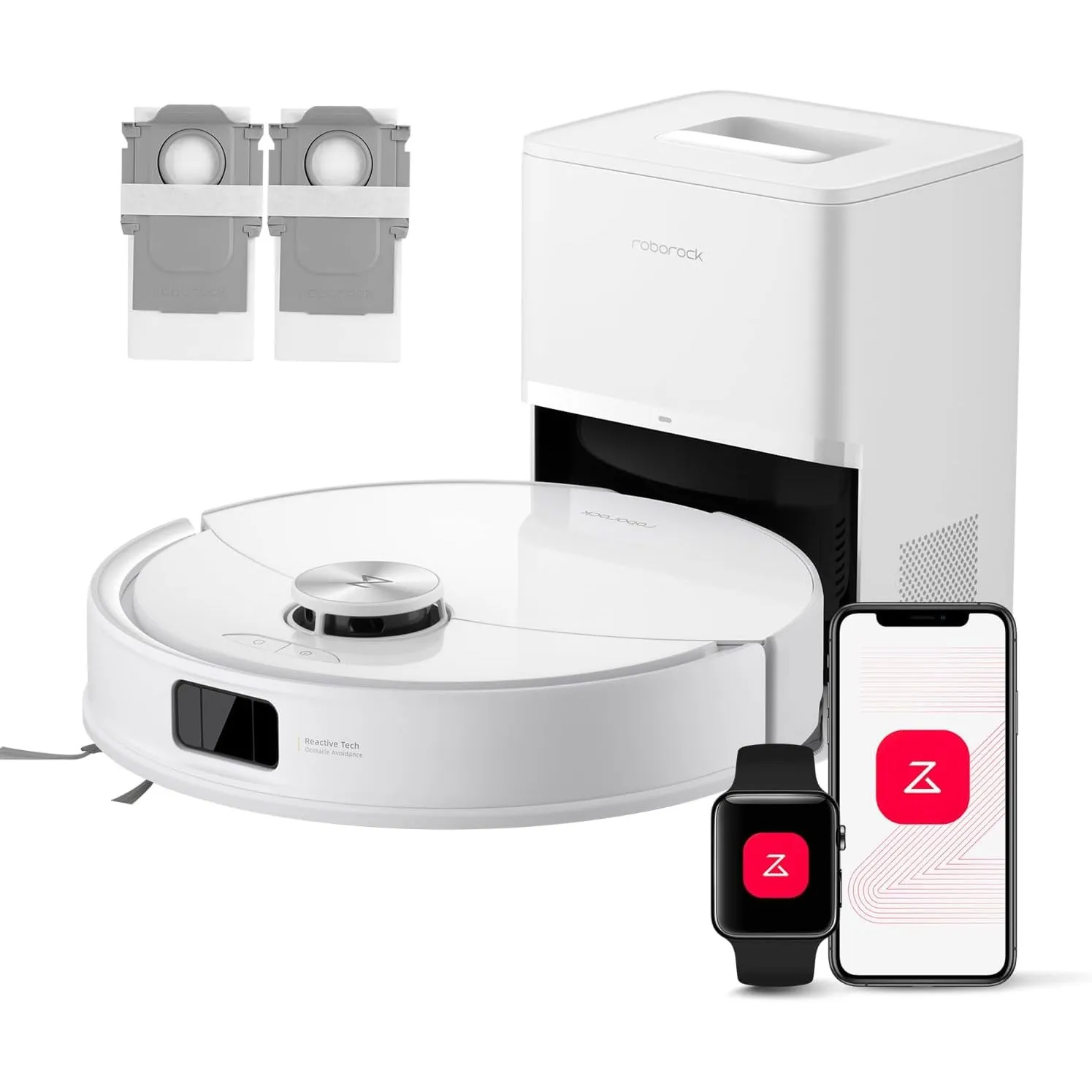 roborock Q10 S5+ Set Saugroboter mit Wischfunktion, 10.000 Pa Saugkraft