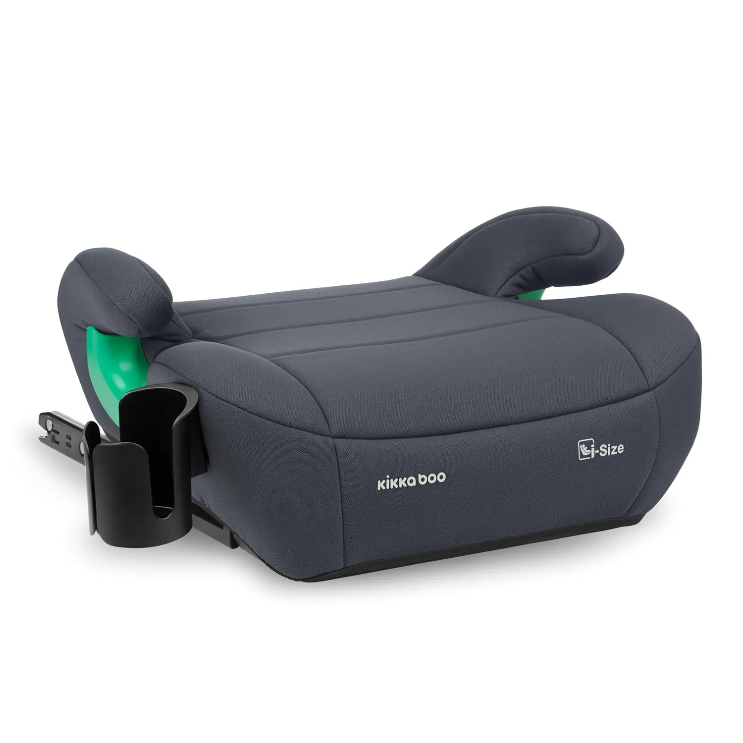 KikkaBoo i-Pop Kindersitzerhöhung Auto Kinder, i-Size, Isofix, 22-36 kg, Gruppe 3, 7-12 Jahre, Autositz Sitzerhöhung, G…