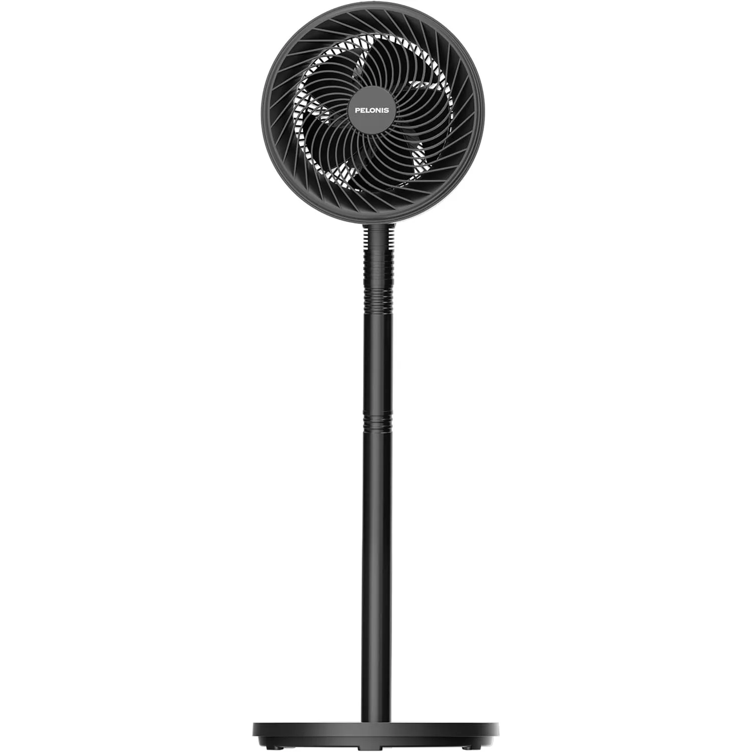 Pelonis 4 fach Höhenverstellbarer Säulenventilator Ultra Leiser Oscillierender Ventilator mit 90° Schwenkbereich & 3 Ge…