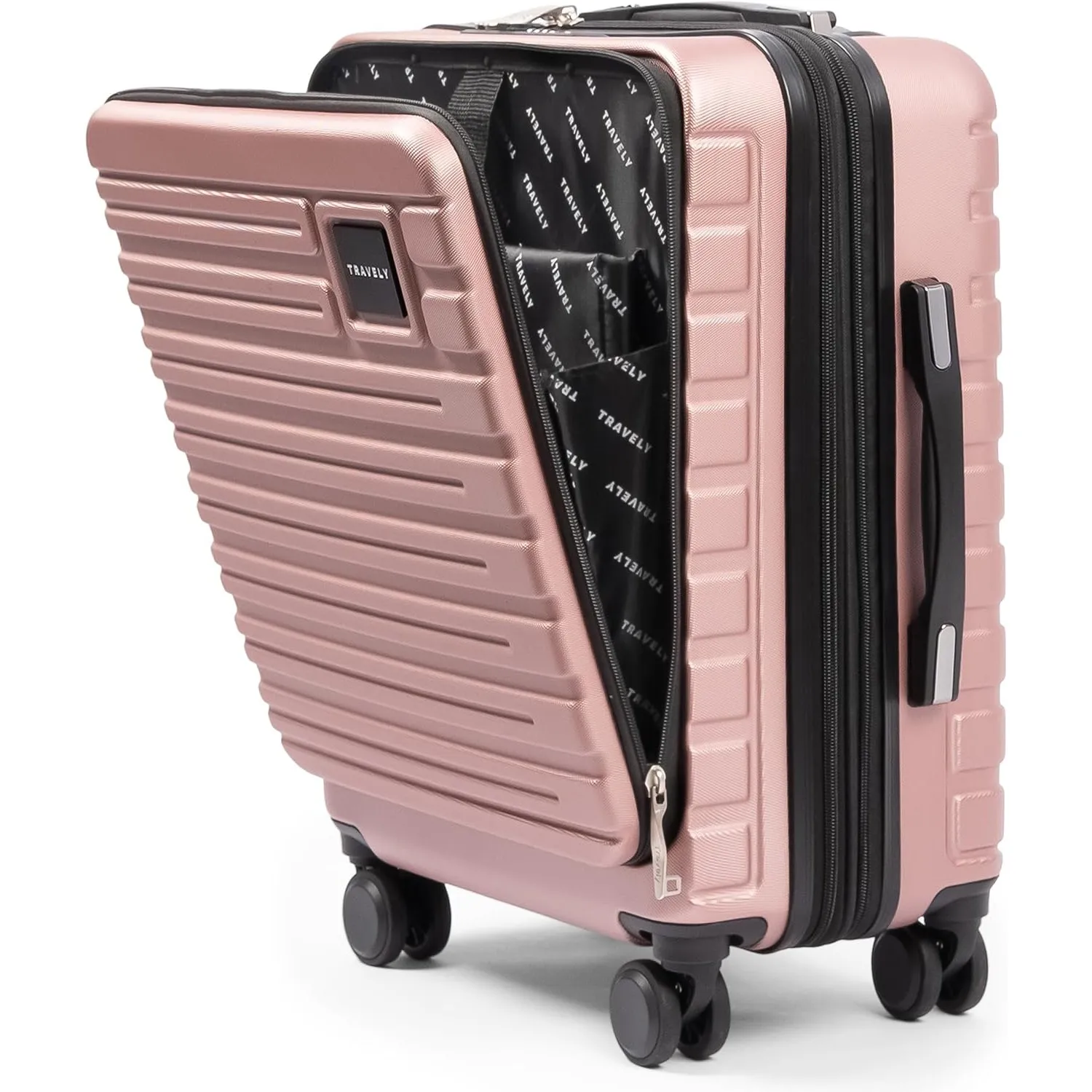 Travely Premium Handgepäck 55x40x23cm erweiterbar, passend für Lufthansa, Eurowings und co. I 41L - 50L Handgepäck mit …