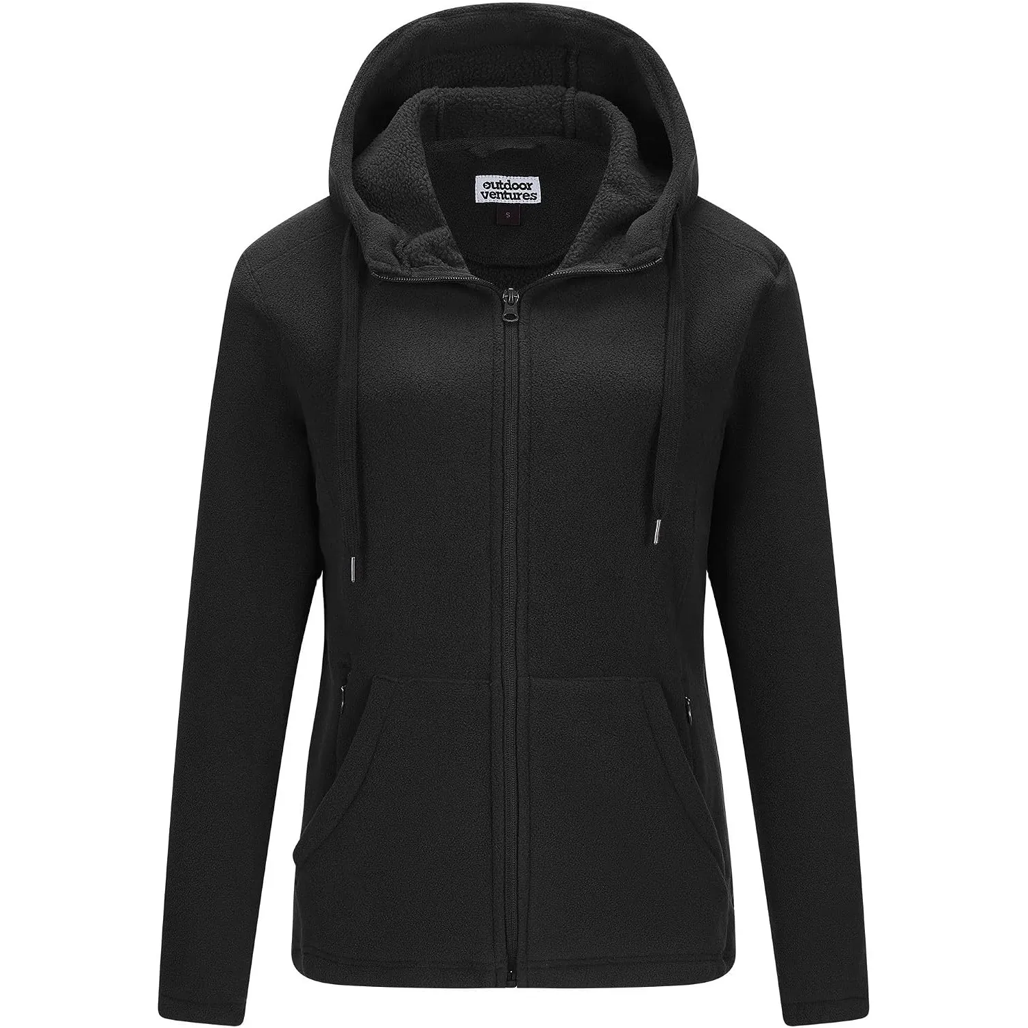 Outdoor Ventures Damen Fleecejacke mit Durchgehendem
