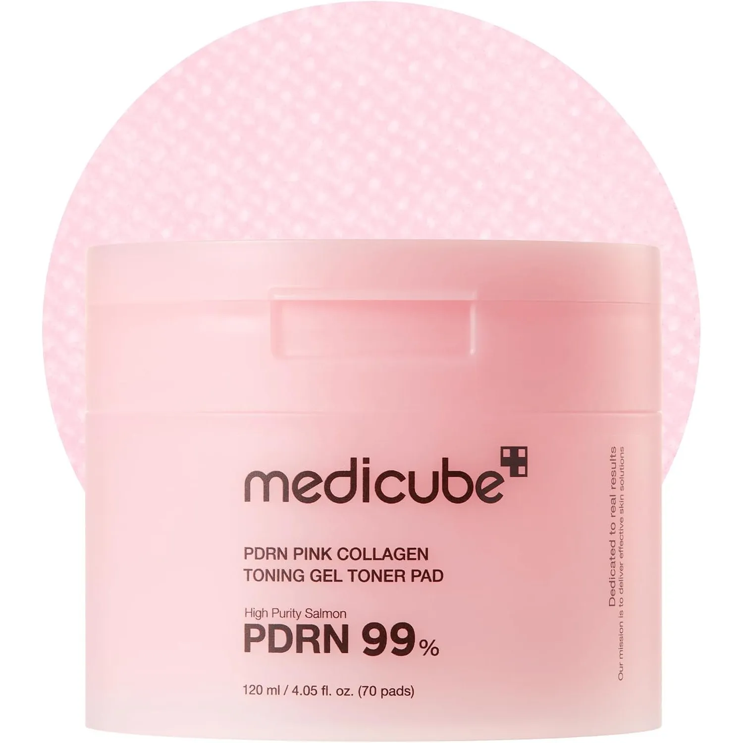 medicube Toner Pads PDRN Pink Kollagen Jelly Pad mit Lachs-DNA | Gel-Tonerpad mit PDRN, Niacinamid & Madecassosid, Beru…