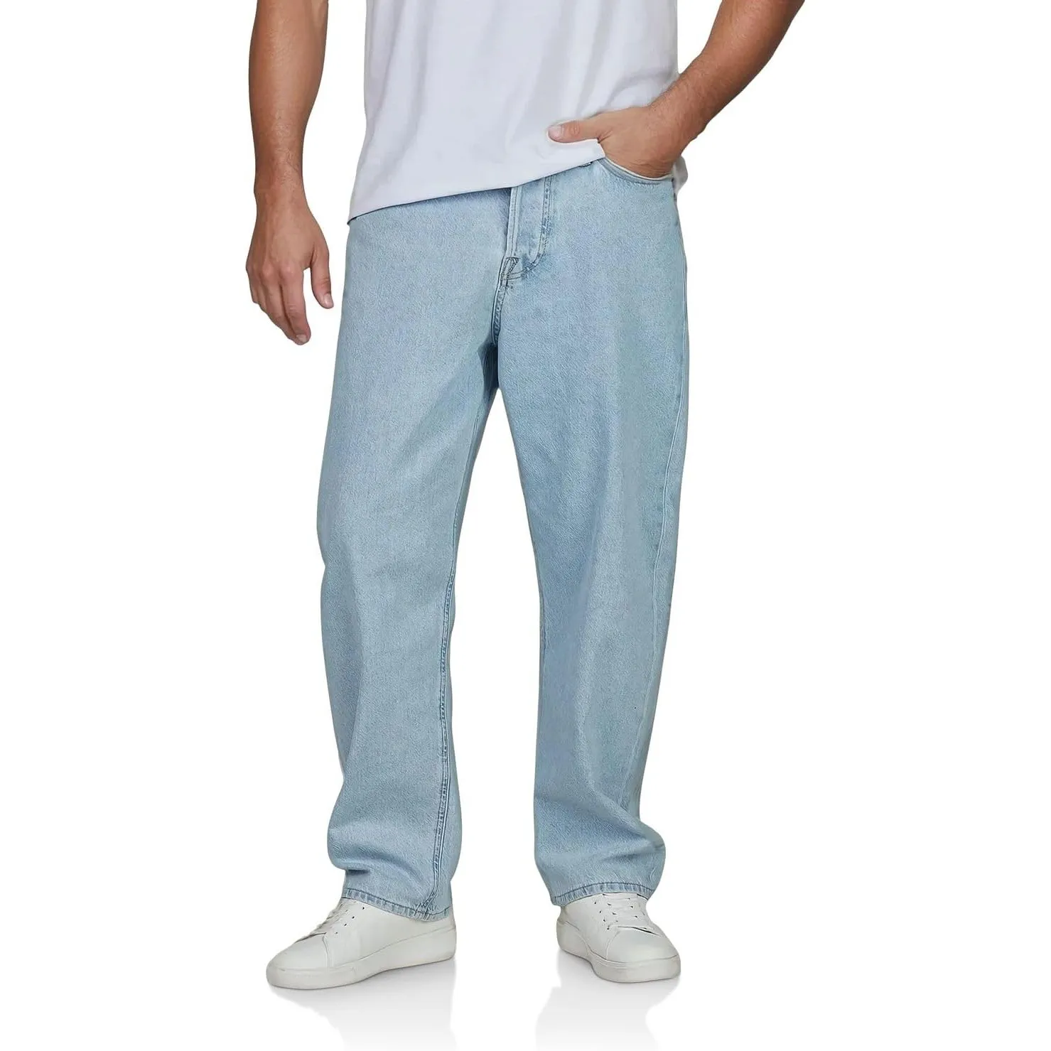 JACK & JONES Jeans Herren Baggy Fit Baumwolle JJIALEX JJCOOPER