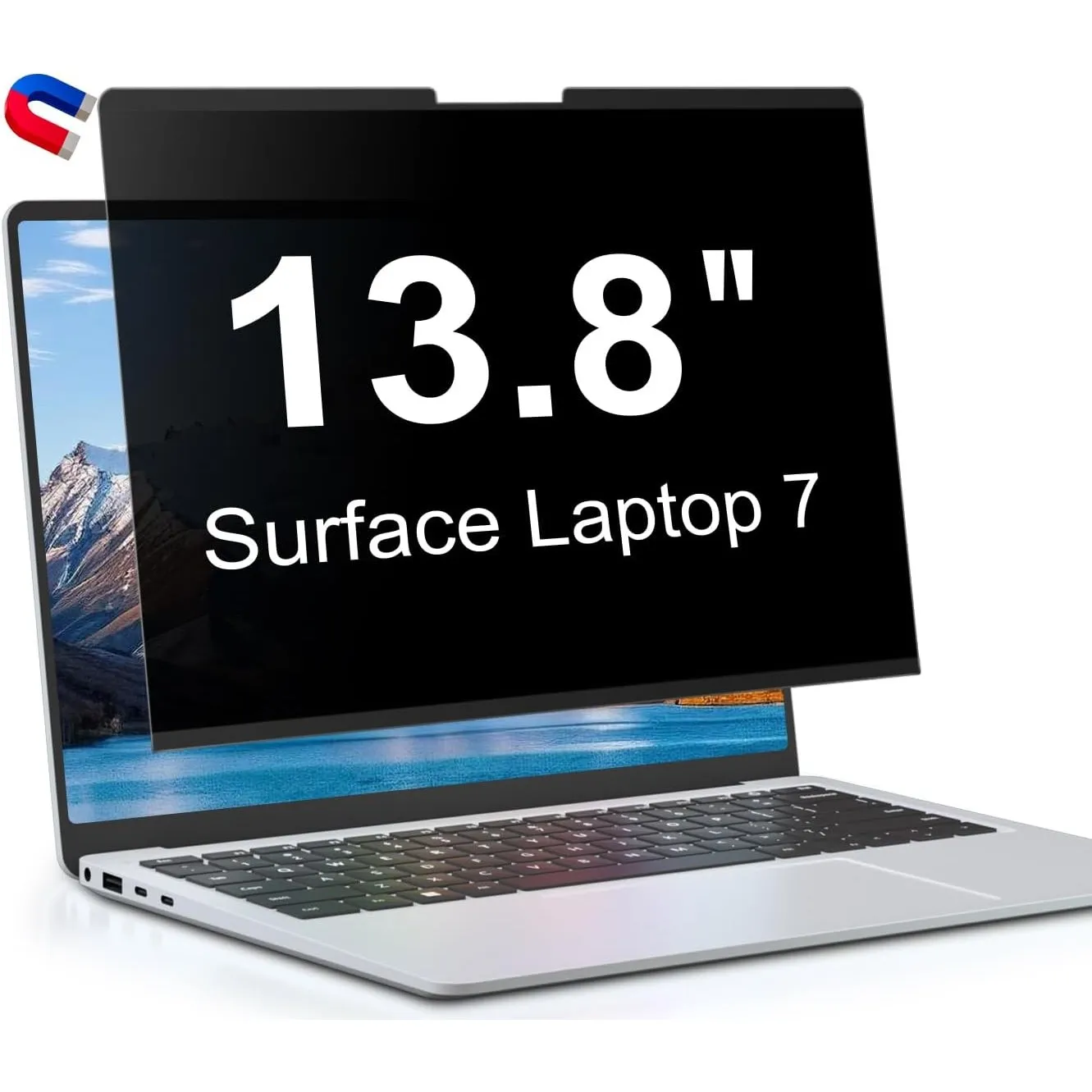 Magnetischer Blickschutzfolie für 13,8 Zoll Surface Laptop 7