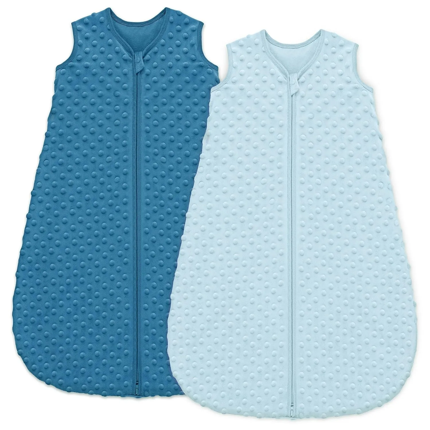 Unnivoll Schlafsack Baby 1.5 Tog Babyschlafsack 0-6 Monate 2er Pack Schlafsack Winter Herbst 67 cm für Jungen Mädchen N…