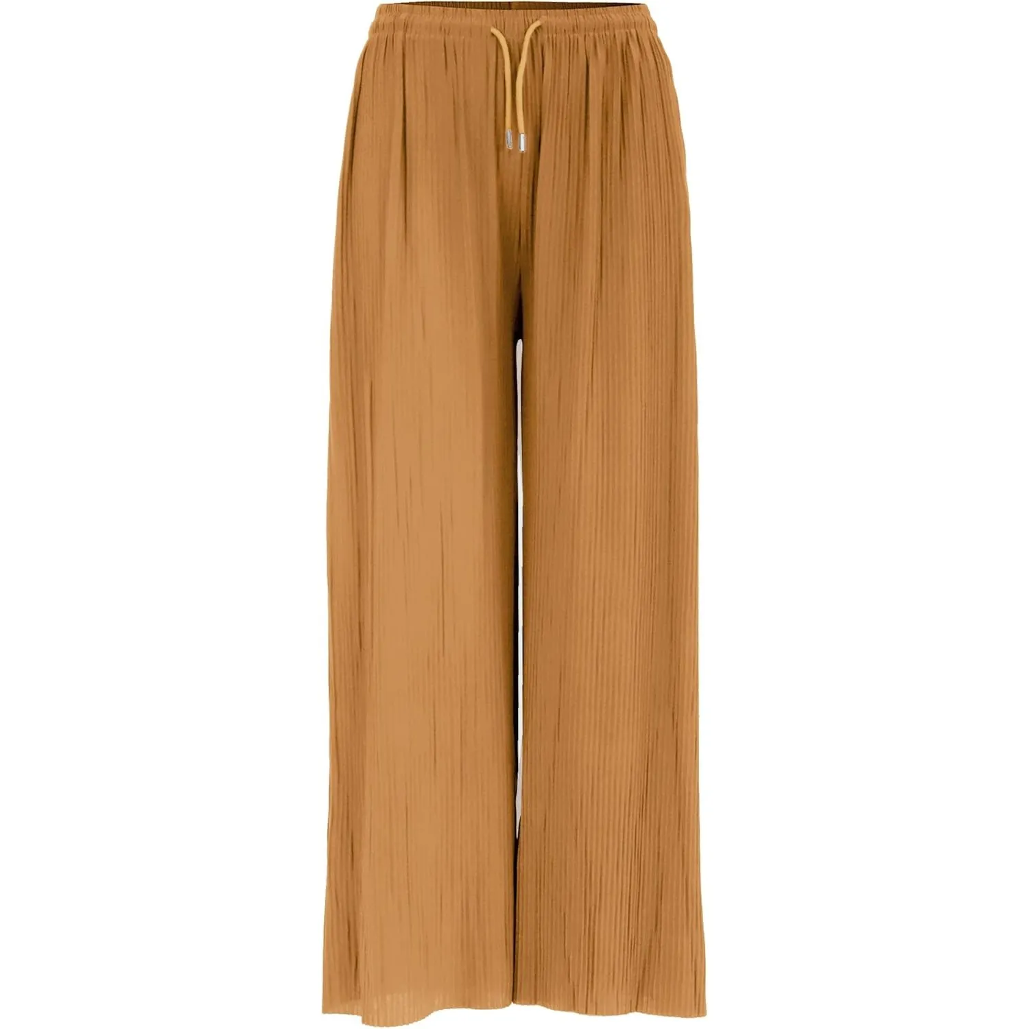 Van Der Rich ® - Weite Plissee Hose High Waist und Verstellbar Bänder - Damen