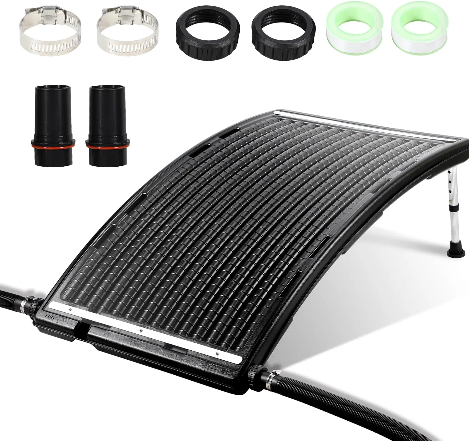 Solar Panel Pool Heater, 113 x 69 x 35 cm, Solar Heater, Maximum Flow 10,000 L/h, Pool Heaters, Solar System for Hot Wa…