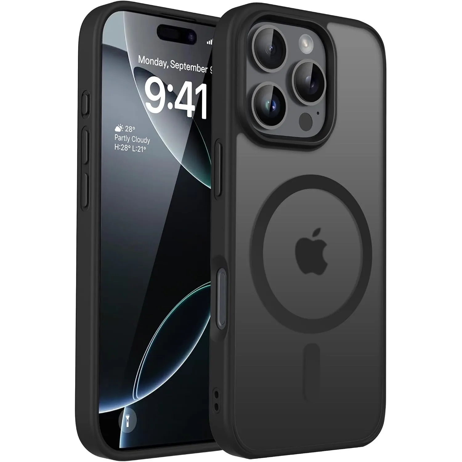 CACOE für iPhone 16 Pro Hülle mit Militärschutz für MagSafe Handyhülle