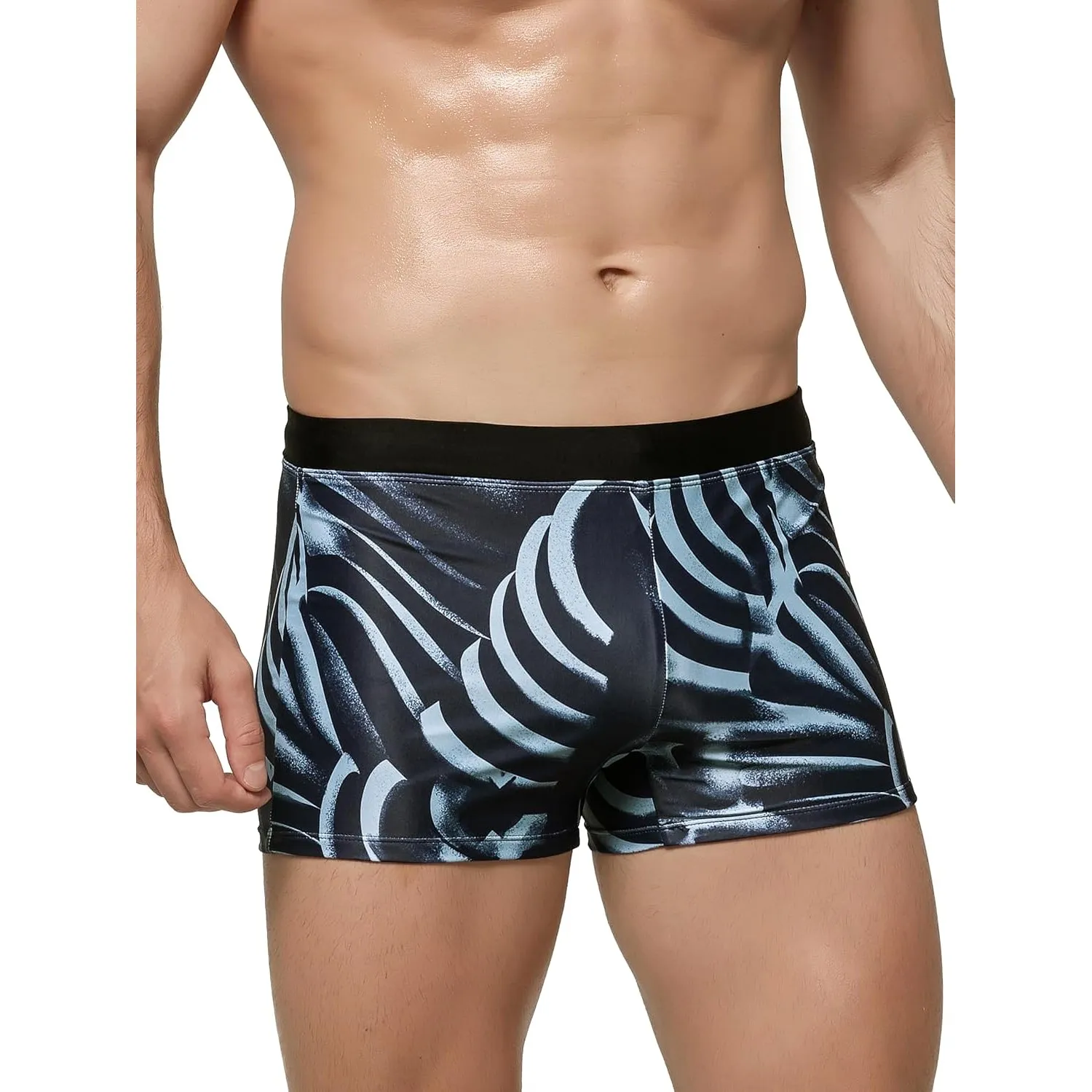 Arcweg Badehose Herren Eng Kurz Badeshorts mit Tunnelzug Schwimmhose Peinlichkeit Vermeidendes Pad Wassersport Kurze Ho…