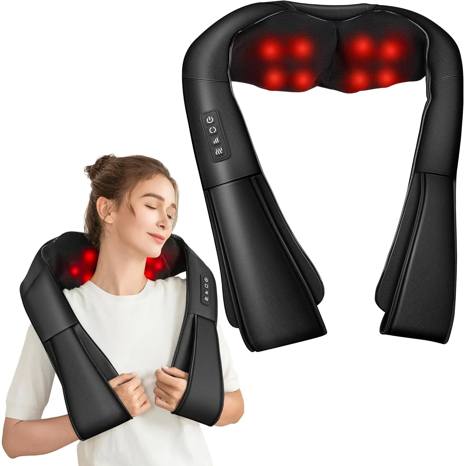 Brelley Massagegerät, Nackenmassagegerät mit Wärme