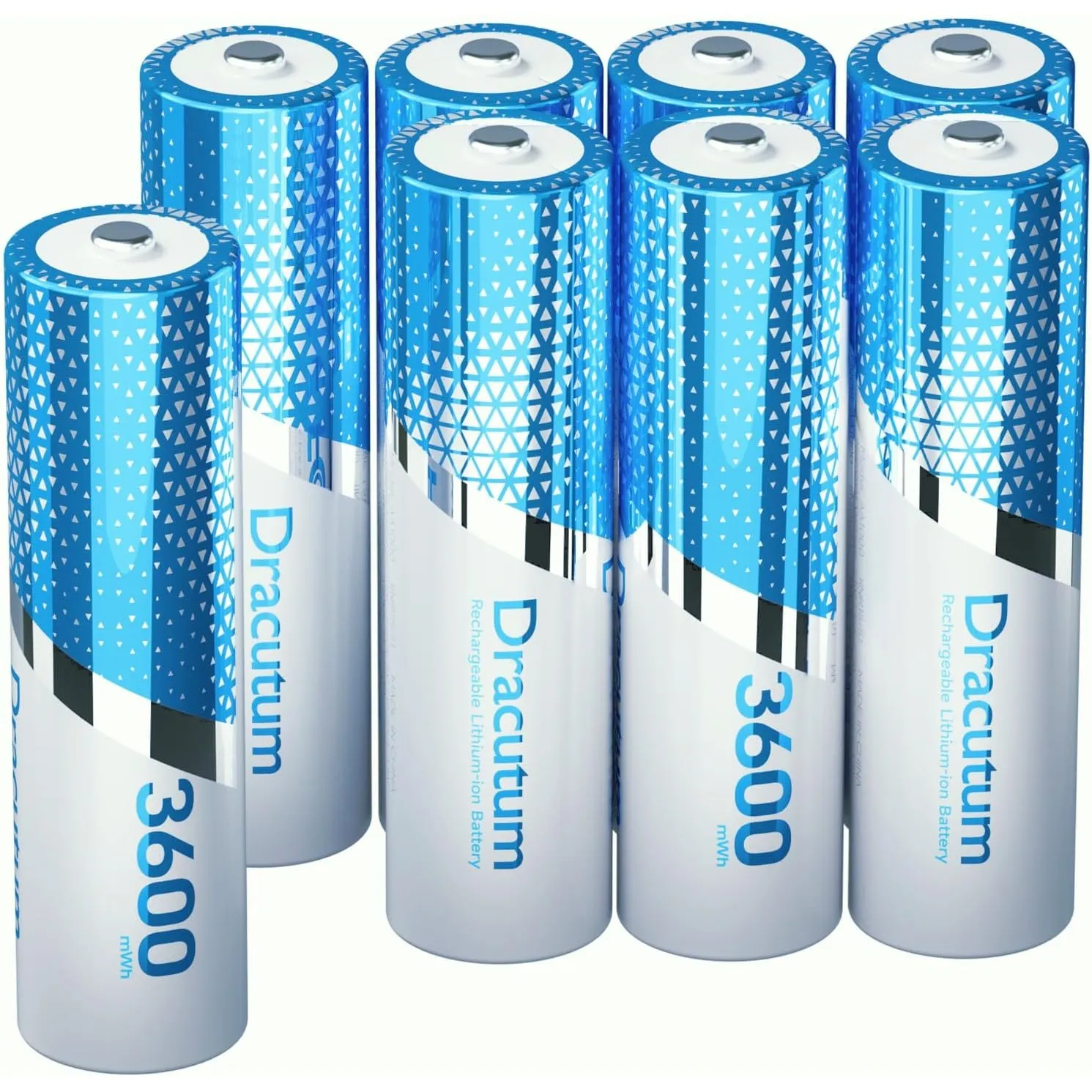 1.5V wiederaufladbare AA Lithium Akkus 8 Stück, 3600mWh Lithium wiederaufladbare langlebige Doppel A Lithium Ionen Batt…