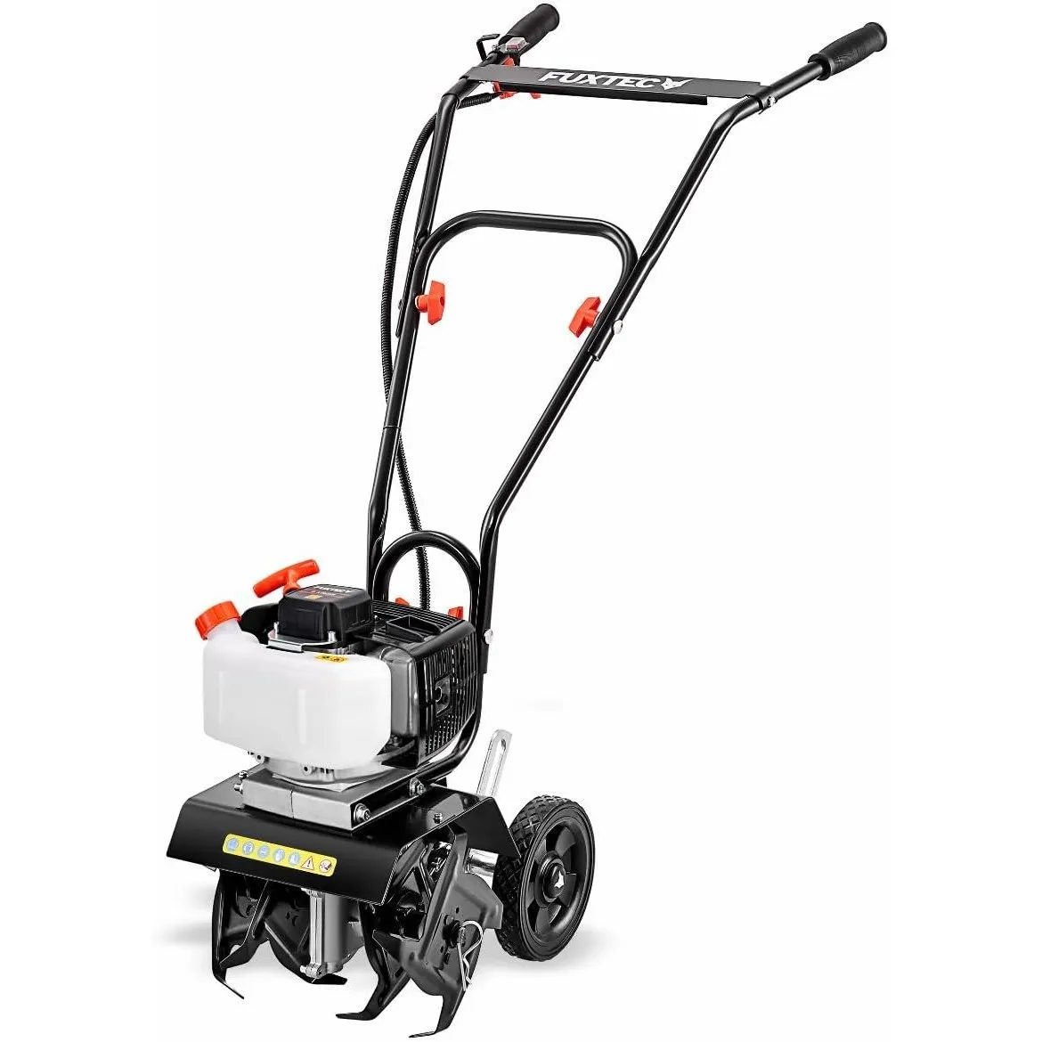 FUXTEC Ackerfräse FX-AF152 – Motorhacke, Bodenfräse mit 2 Takt Motor und 23 cm Breite, einem 51,6 CCM Hubraum, 2 Fräswe…