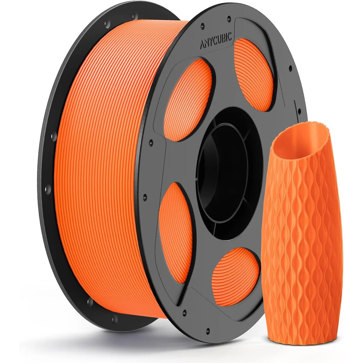 ANYCUBIC PLA Filament 1.75mm 1KG Orange, Einfach zu drucken, Haltbarer