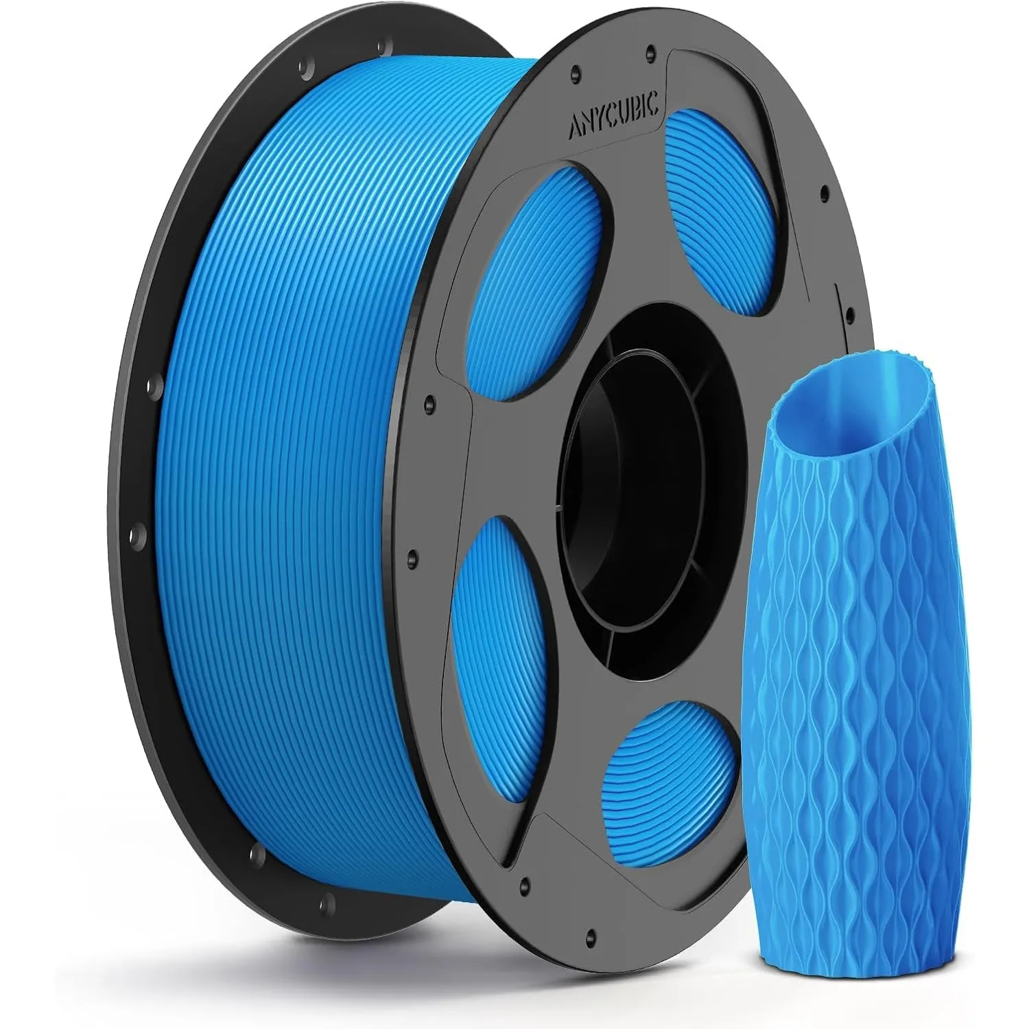 ANYCUBIC PLA Filament 1.75mm 1KG Cyan, Einfach zu drucken, Haltbarer