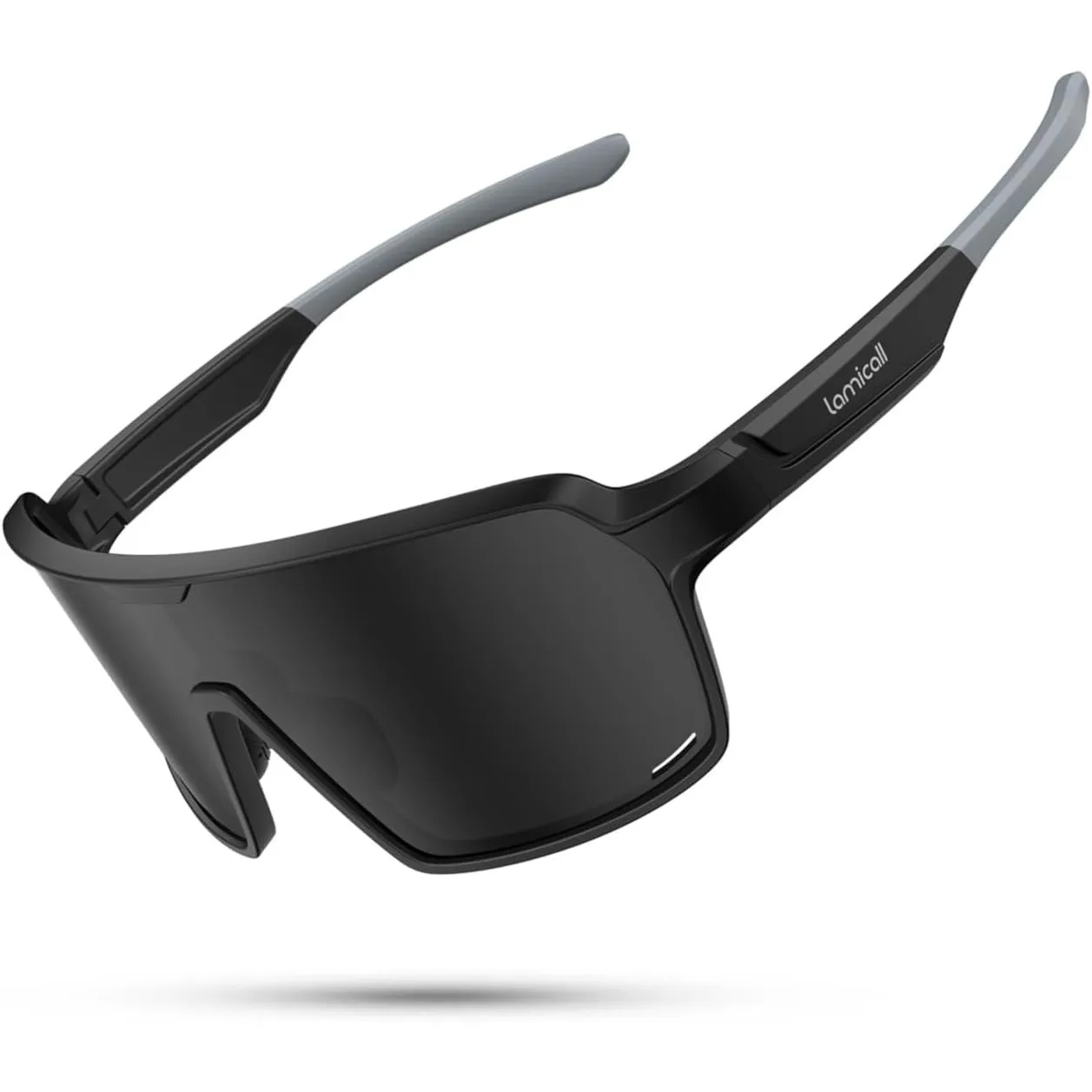 Lamicall Schnelle Brille Herren, Fahrradbrille Damen - [24g TR-90 Super Leicht] Polarisiert Sportbrille Laufbrille mit …