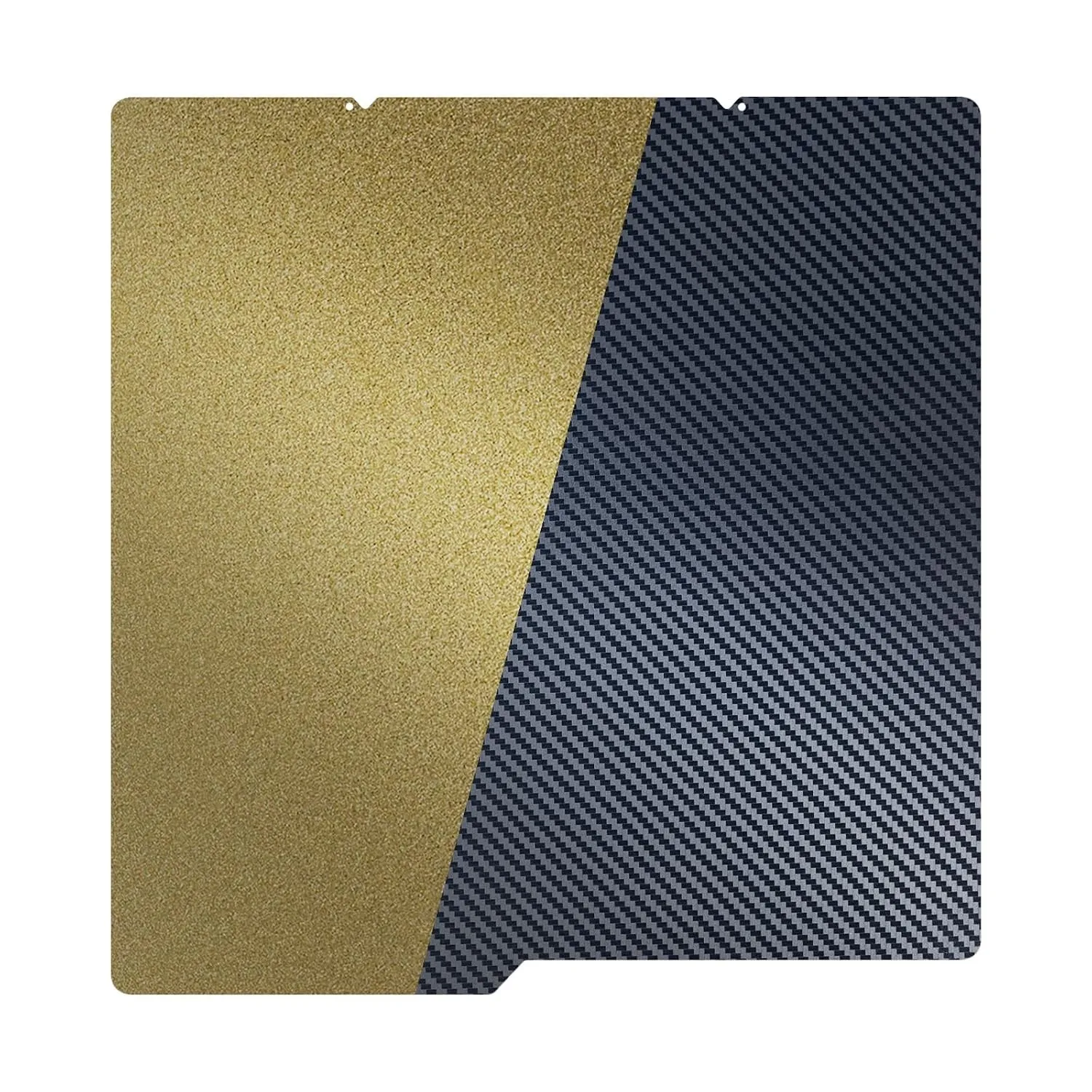 Kobra X/S1/4 Textured PEI + Carbon Fiber PET Druckplatte 264x276 mm, Doppelseitig Strukturiertes Flexibles PEI+PET Blat…
