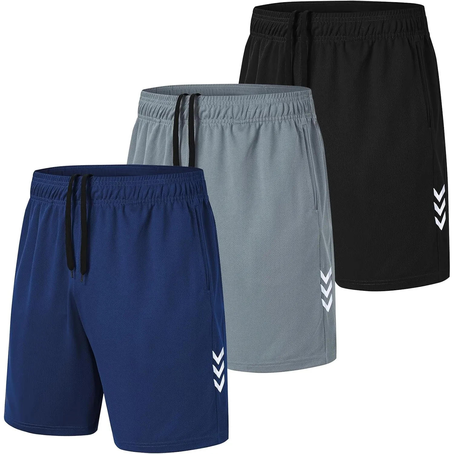 Herren Sporthose Kurze Atmungsaktive Gym Fitness Hosen Dry Fit Lauf Shorts Training Running Funktionsshorts
