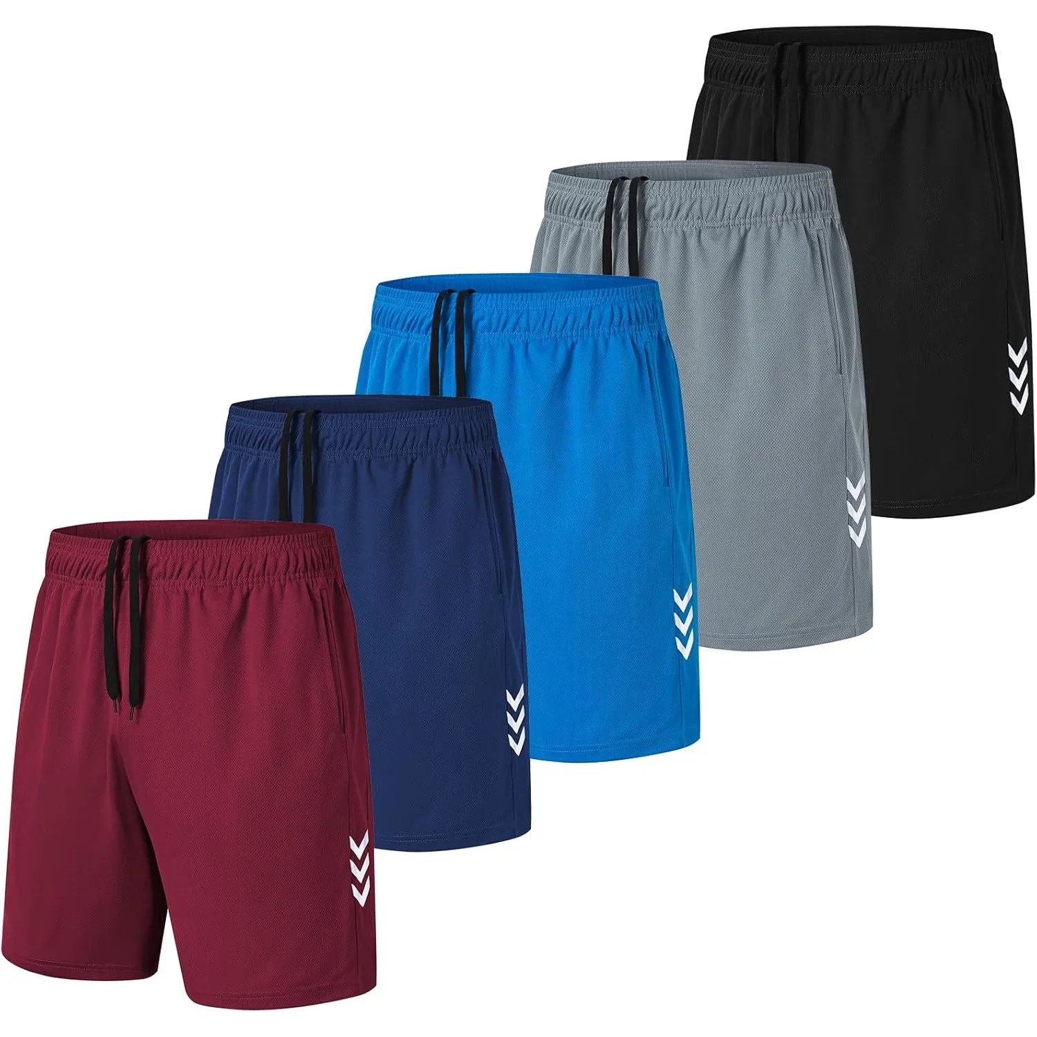 Herren Sporthose Kurze Atmungsaktive Gym Fitness Hosen Dry Fit Lauf Shorts Training Running Funktionsshorts