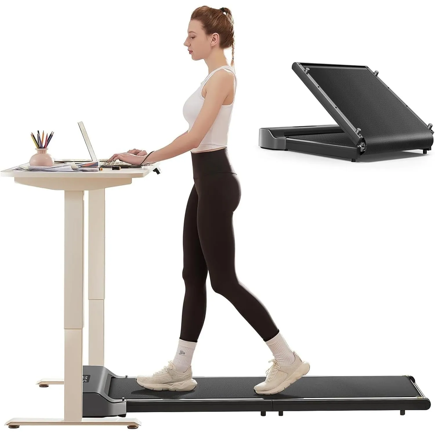 WalkingPad by KingSmith Z1, P1, A1 Pro, Z3 H+, G1 Walking-Pad Laufband für Zuhause Büro klappbar (je nach Modell: bis z…