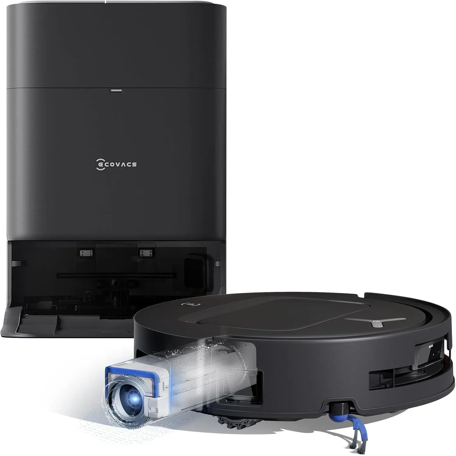 ECOVACS T80 Omni Saugroboter mit Wischfunktion 18.000 Pa, OZMO Roller
