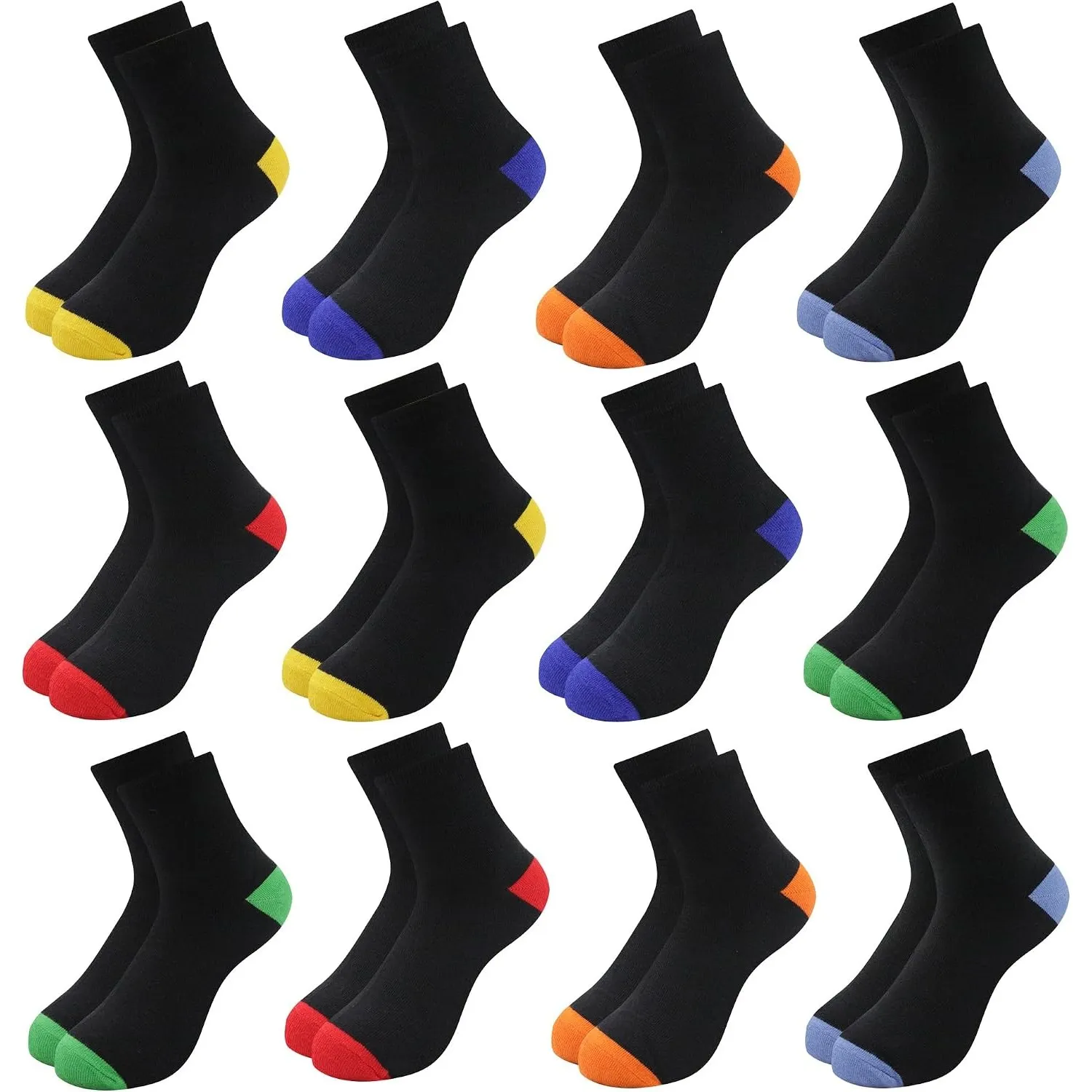 Uizuooy Socken Kinder Jungen Mädchen Sportsocken Fussball Baumwolle Unisex Bunte Socken Kompressions Kindersocken Atmun…
