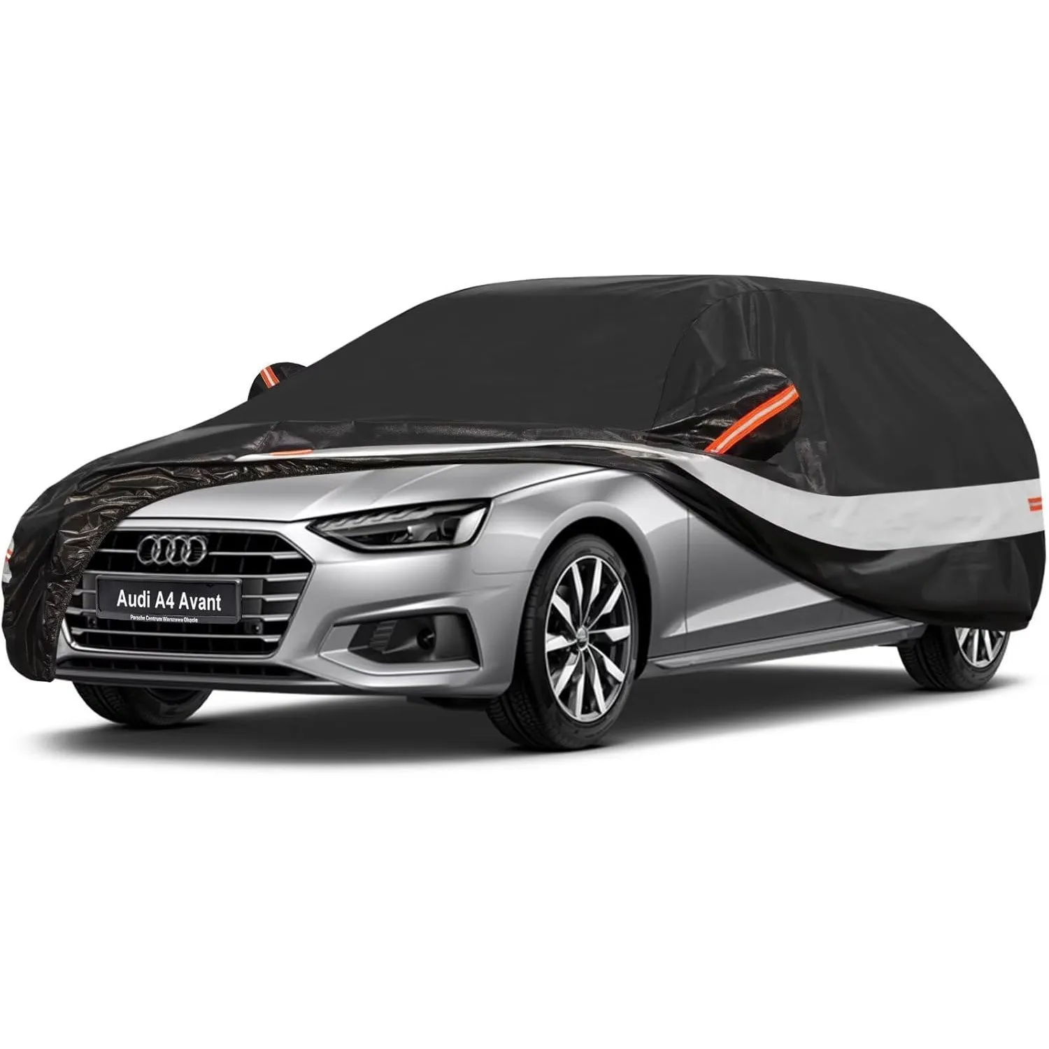10 Schichten Autoabdeckung Kombi 100% Wasserdicht,Auto Abdeckplane für Vollgarage.Autoplane Passend für Audi A4 Avant,V…